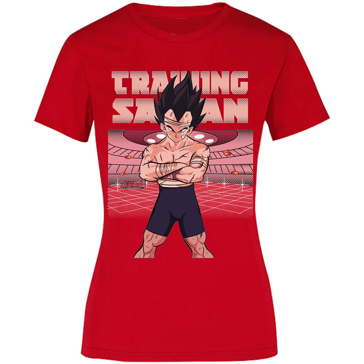 Blusa Dragon Ball Vegeta Training Blusa para Mujer 8