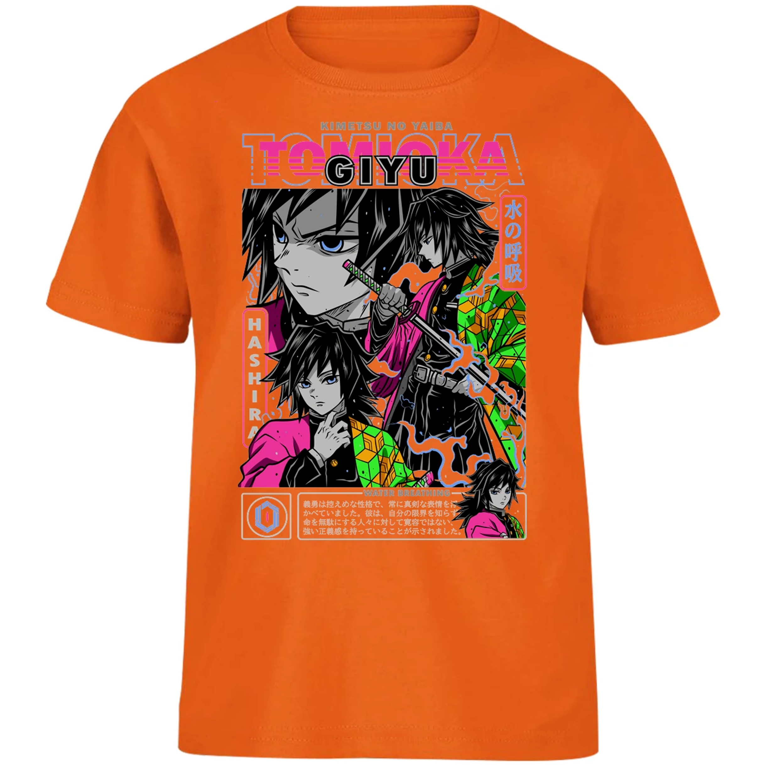 Playera Demon Slayer Tomioka para Niño 10