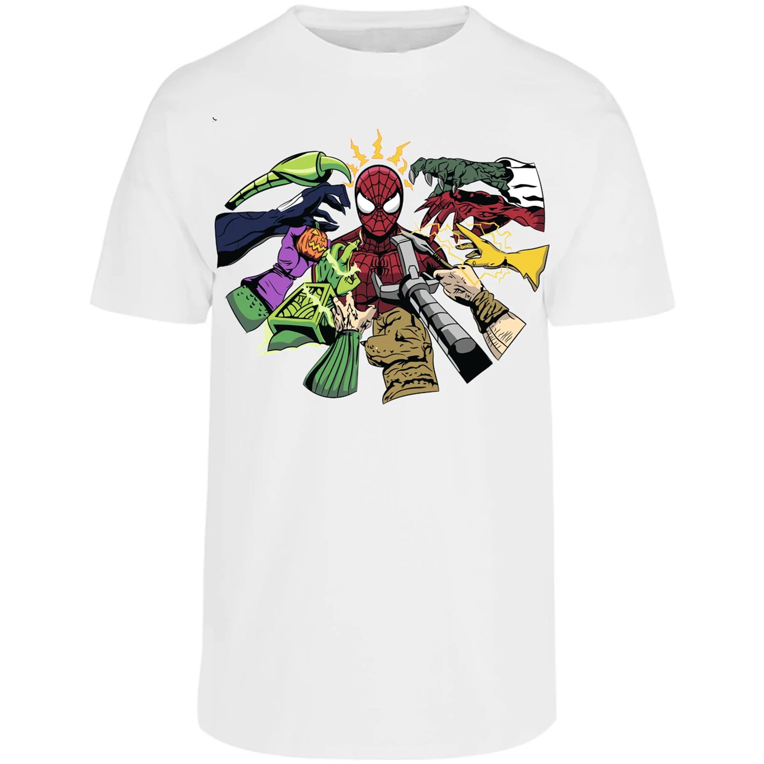 Playera Es De Series Y Peliculas Spiderman Manos Villanas para Adulto 3