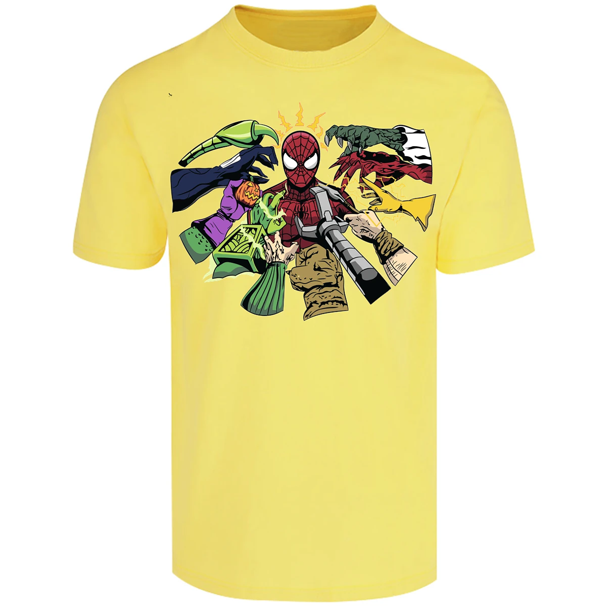 Playera Es De Series Y Peliculas Spiderman Manos Villanas para Adulto 26