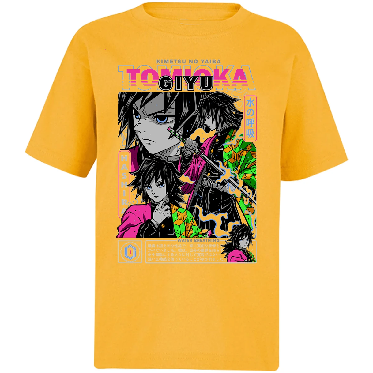 Playera Demon Slayer Tomioka para Niño 3