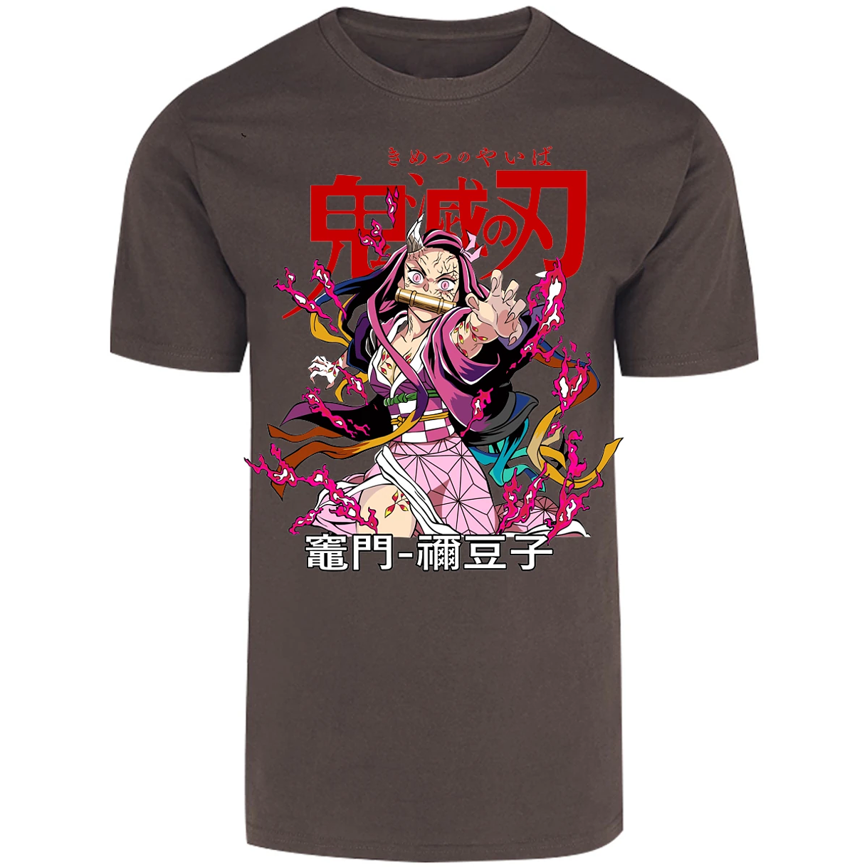 Playera Demon Slayer Nezuko Demon Anime para Adulto 3