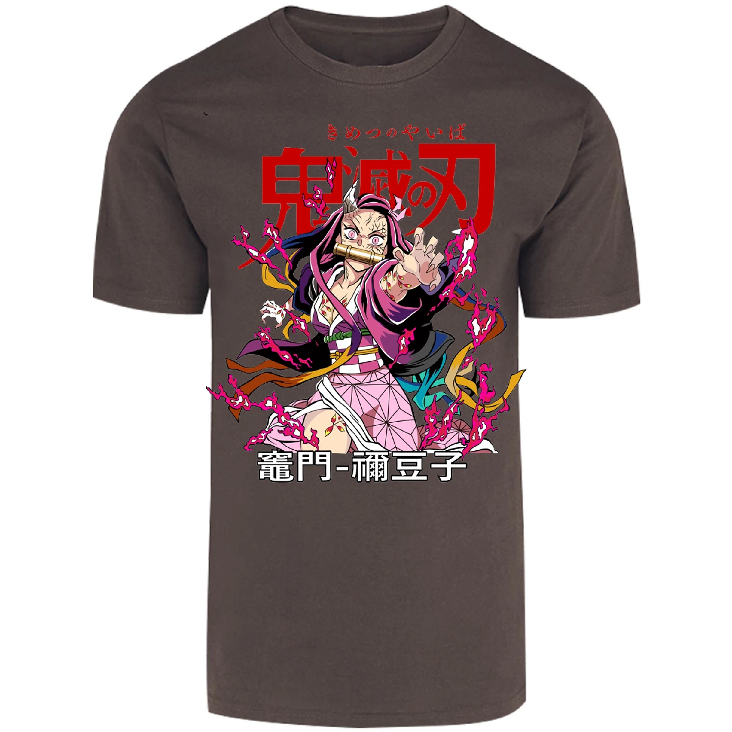 Playera Demon Slayer Nezuko Demon Anime para Adulto 3