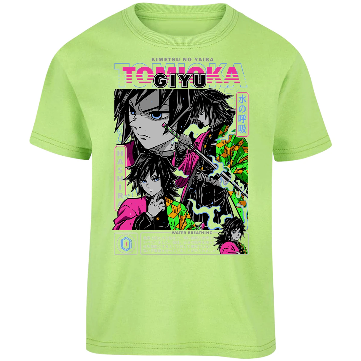 Playera Demon Slayer Tomioka para Niño 5