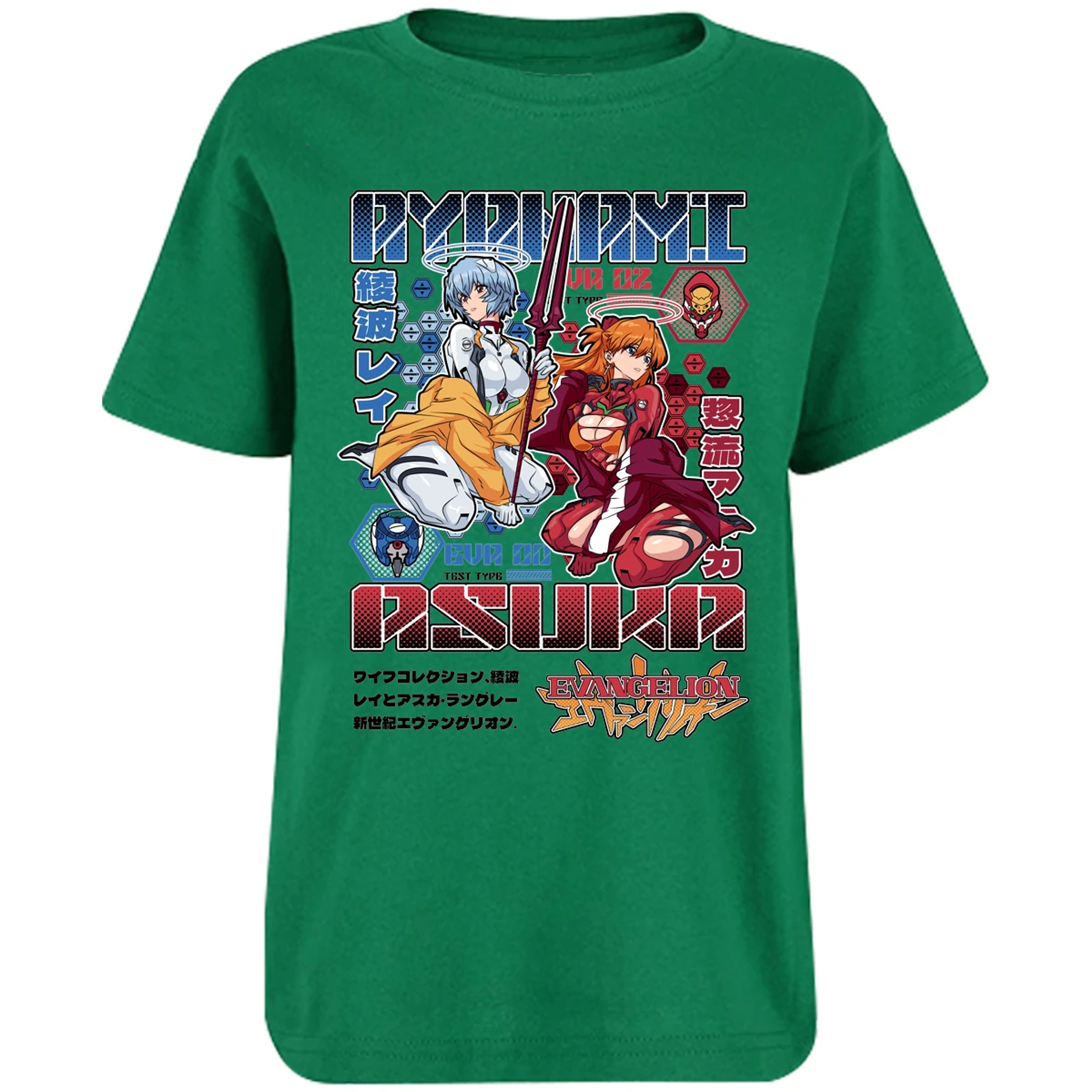 Playera Evangelion Evangelion Anime para Niño 16