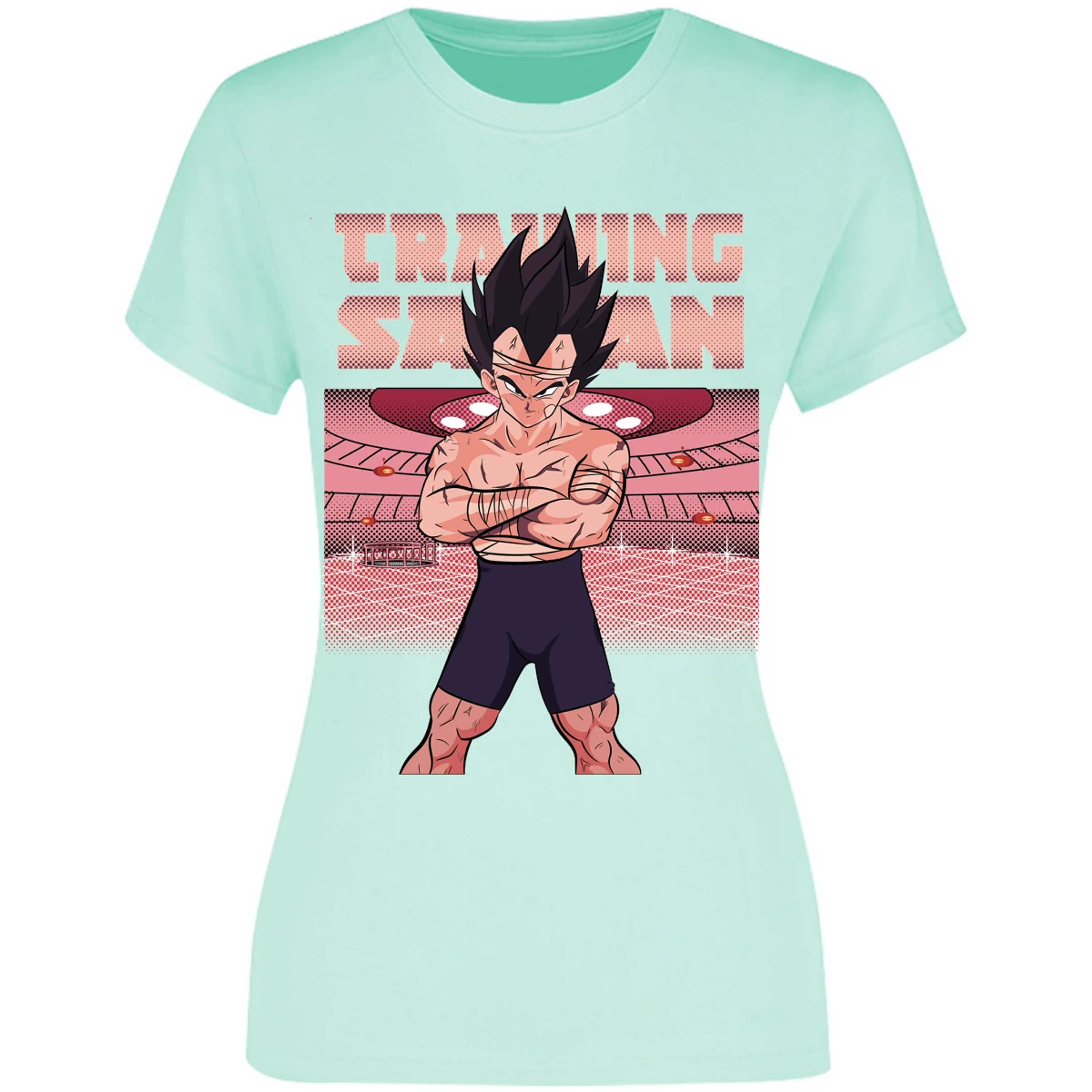 Blusa Dragon Ball Vegeta Training Blusa para Mujer 16