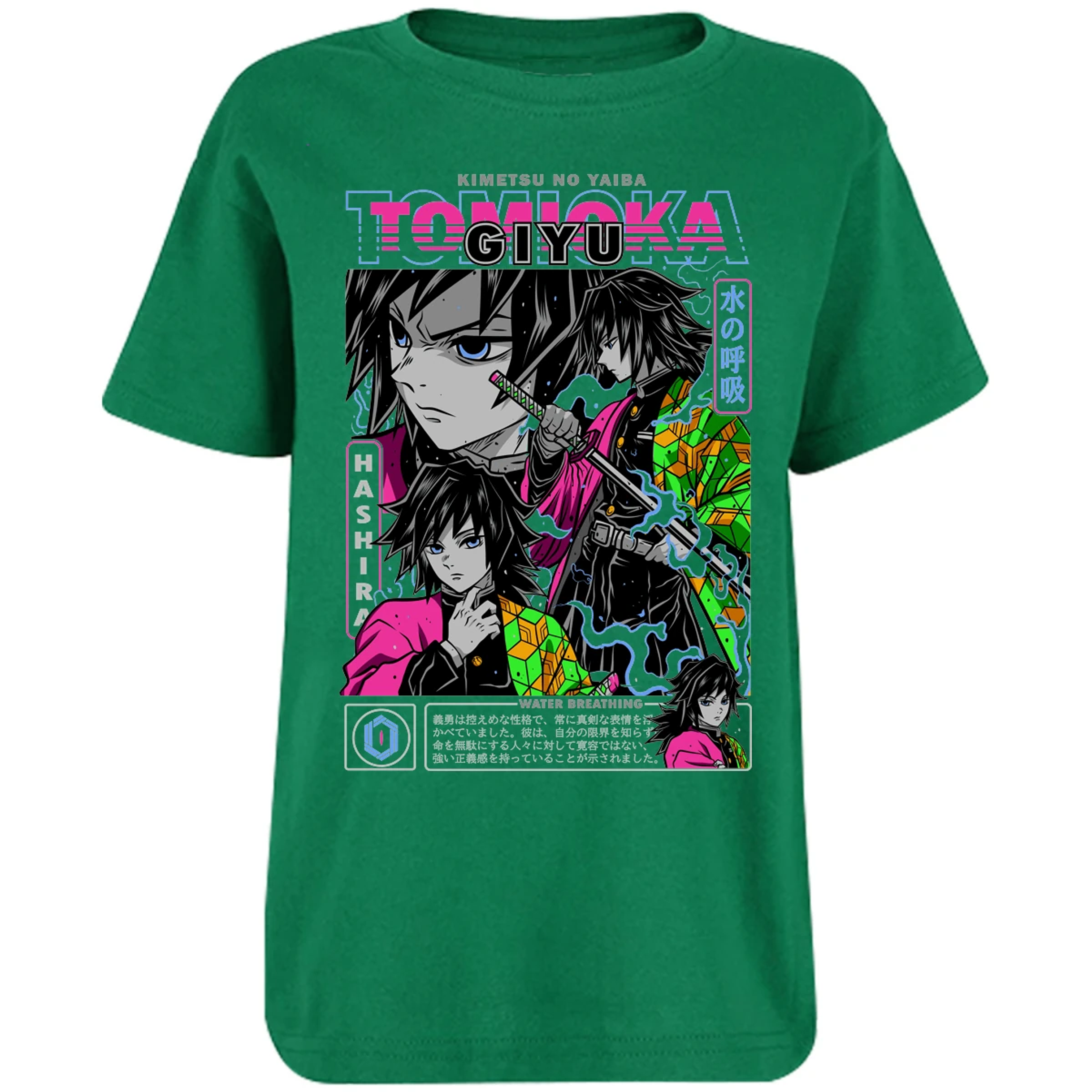 Playera Demon Slayer Tomioka para Niño 6