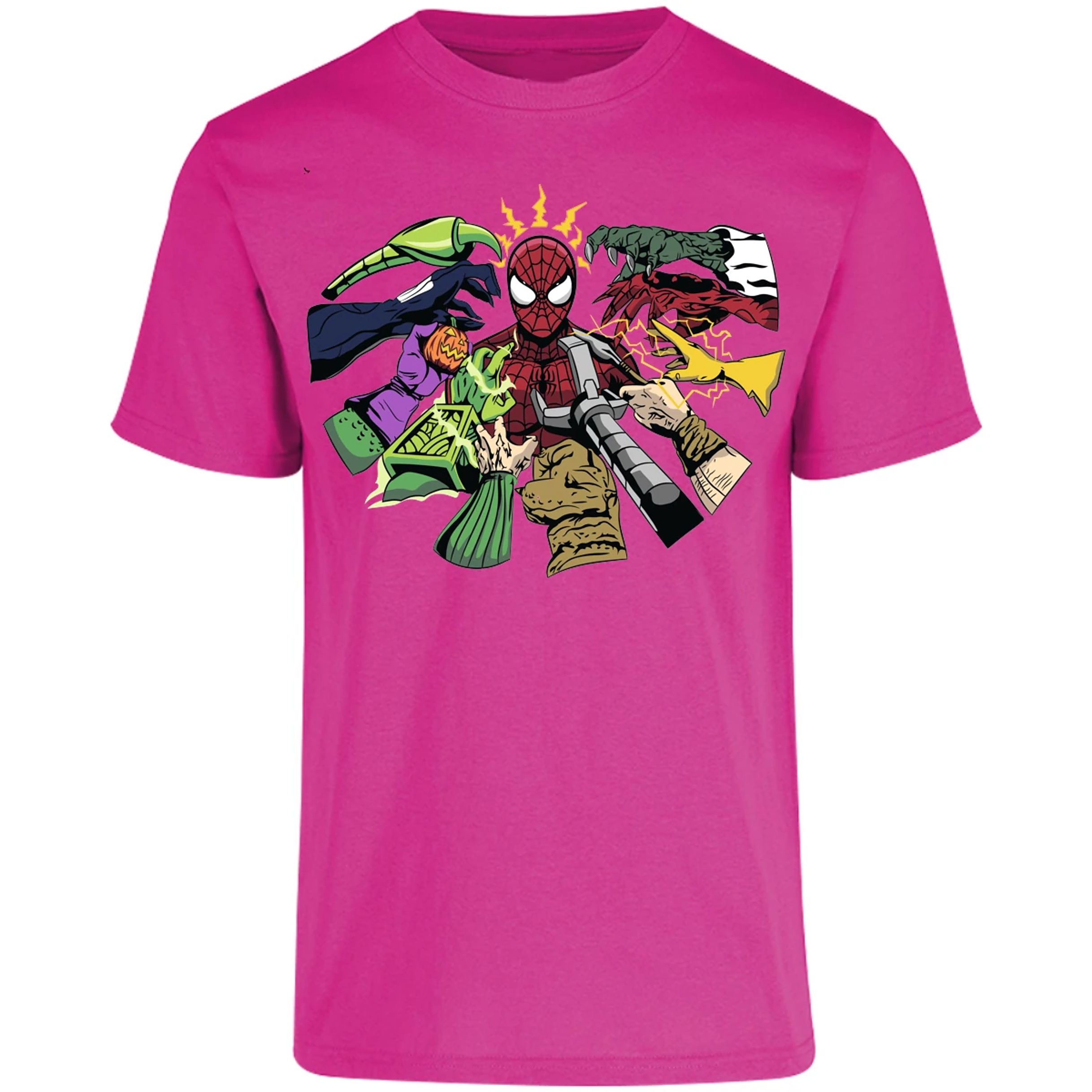 Playera Es De Series Y Peliculas Spiderman Manos Villanas para Adulto 8