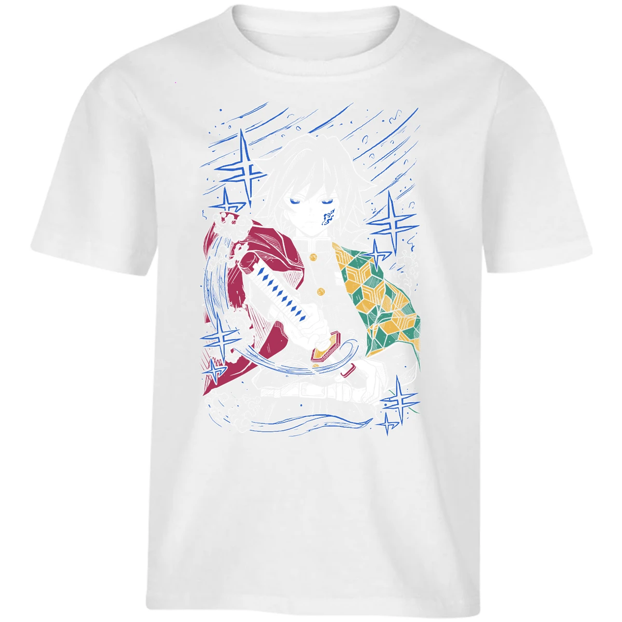 Playera Demon Slayer Tomioka S para Niño 11