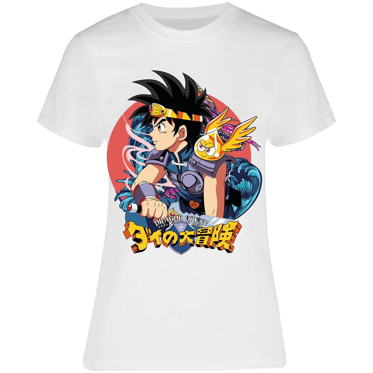 Blusa Dragon Quest Dai Anime Blusa para Mujer 12