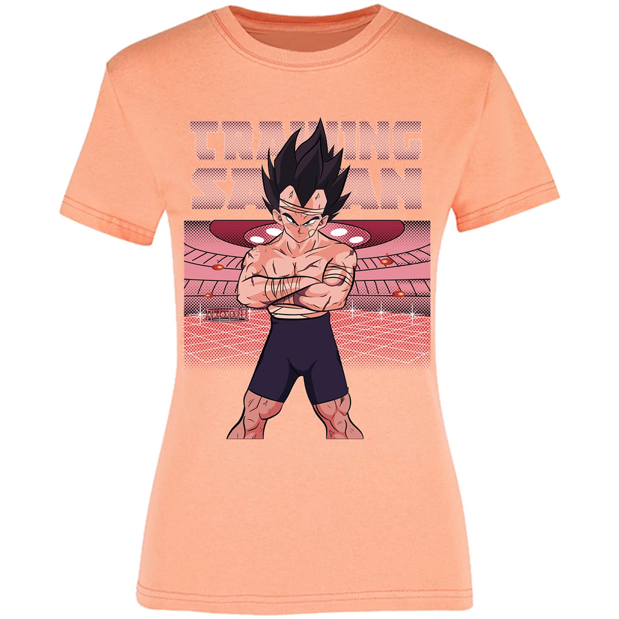Blusa Dragon Ball Vegeta Training Blusa para Mujer 17