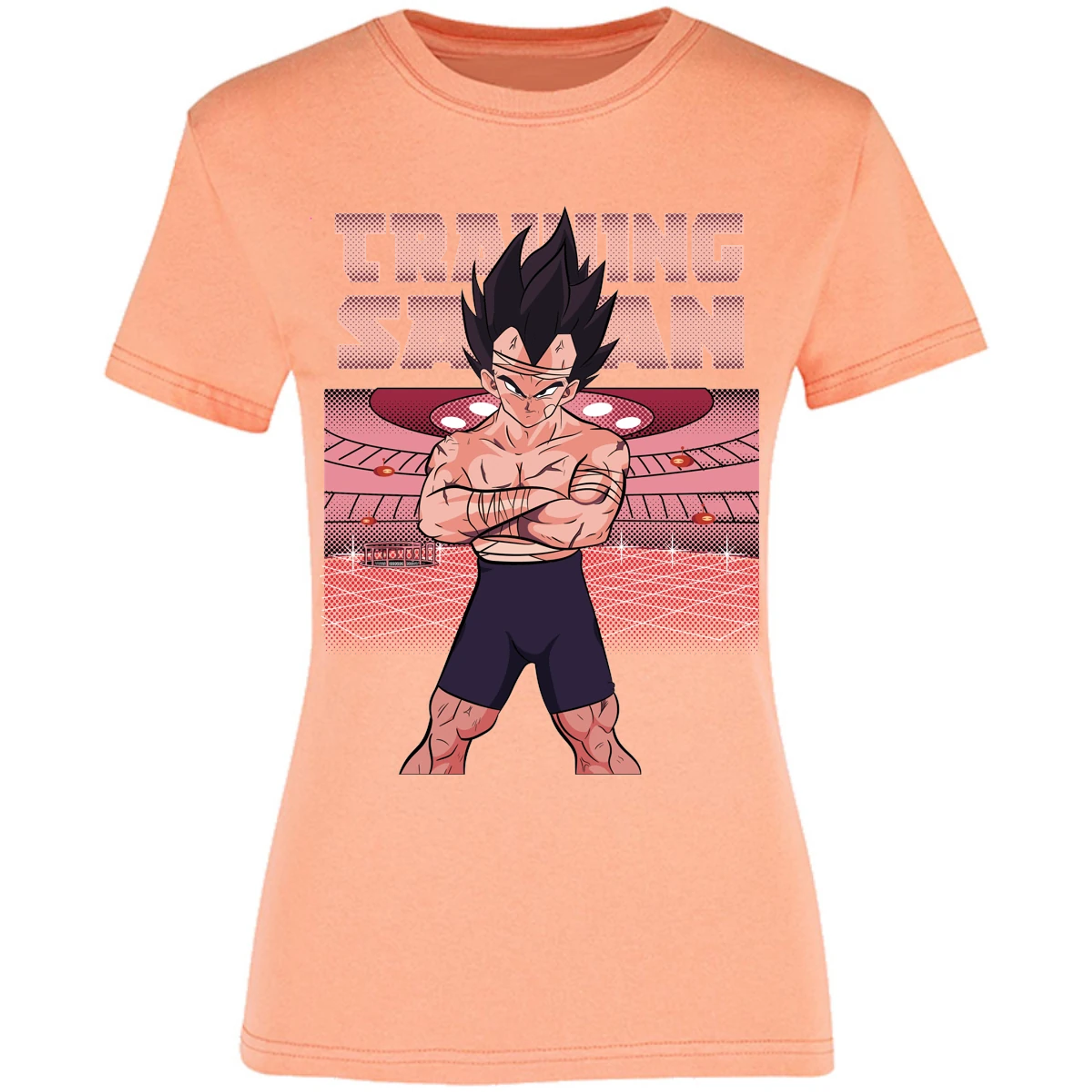 Blusa Dragon Ball Vegeta Training Blusa para Mujer 17