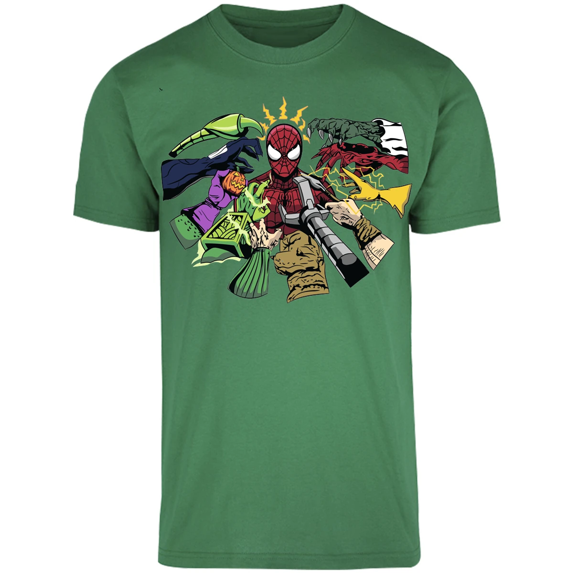 Playera Es De Series Y Peliculas Spiderman Manos Villanas para Adulto 16