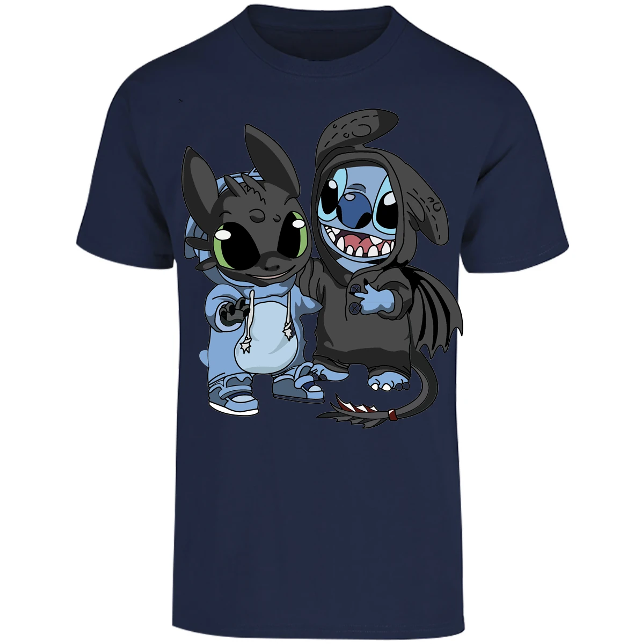 Playera Como Entrenar Dragon Stitch Con Chimuelo para Adulto 10