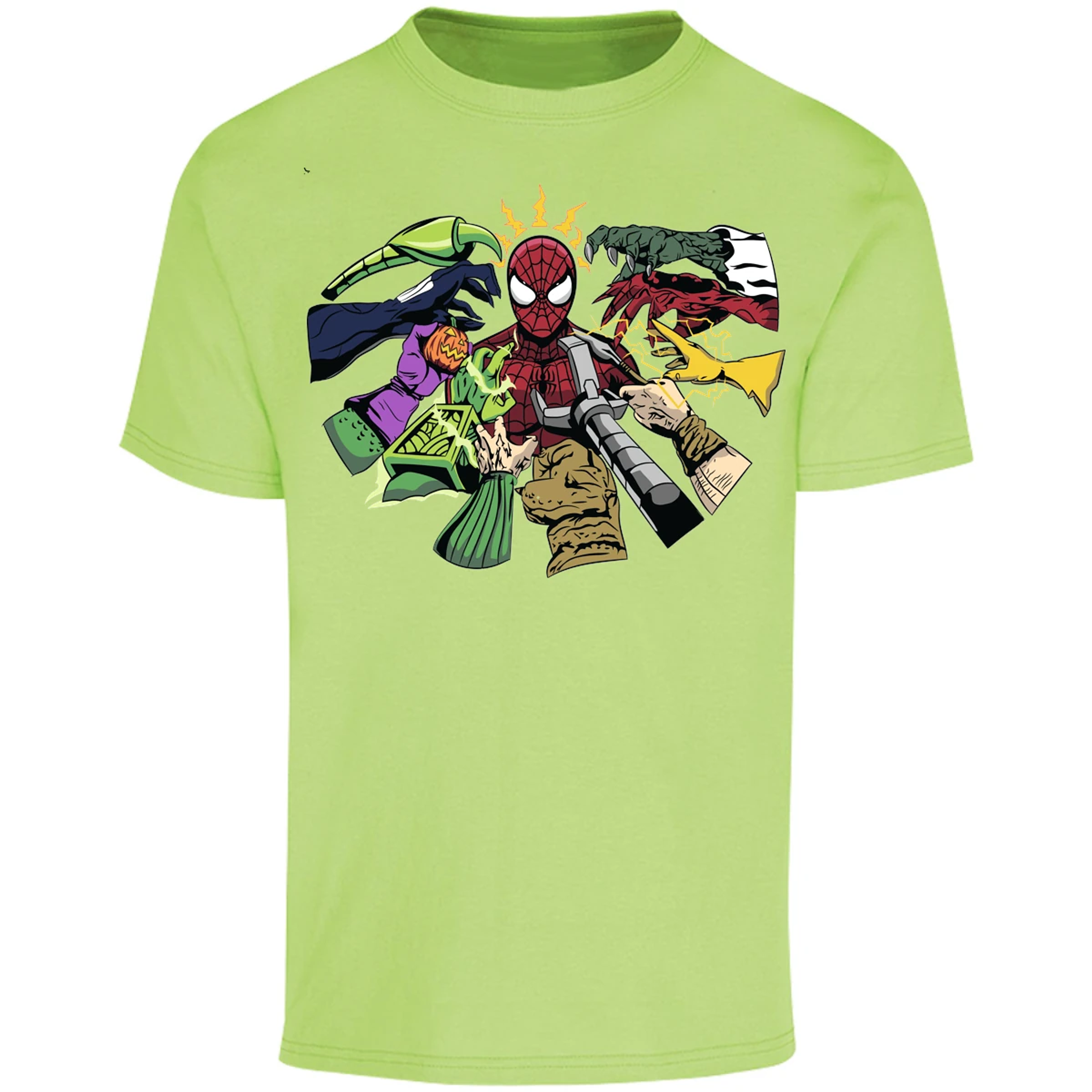 Playera Es De Series Y Peliculas Spiderman Manos Villanas para Adulto 12