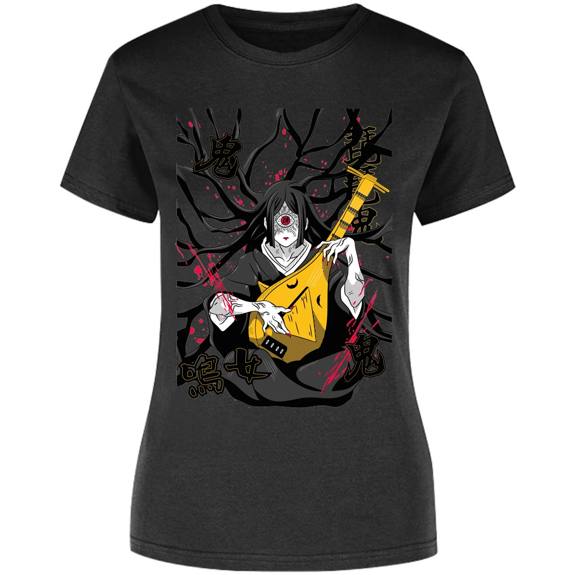 Blusa Demon Slayer Luna Superior Nakime Blusa para Mujer 6