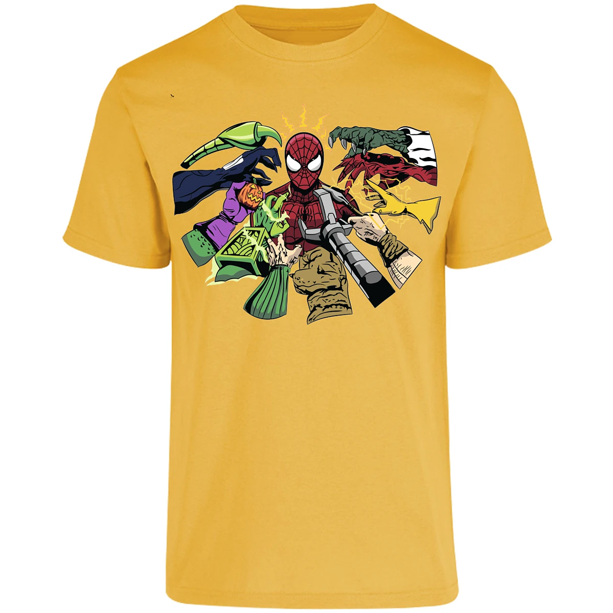 Playera Es De Series Y Peliculas Spiderman Manos Villanas para Adulto 22