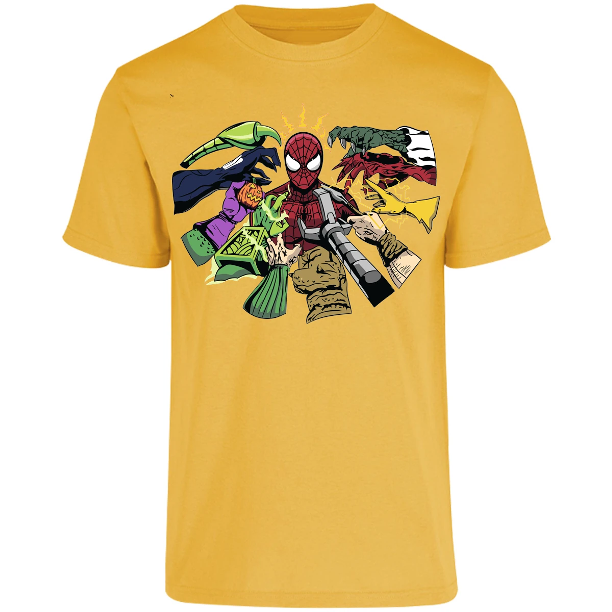 Playera Es De Series Y Peliculas Spiderman Manos Villanas para Adulto 22