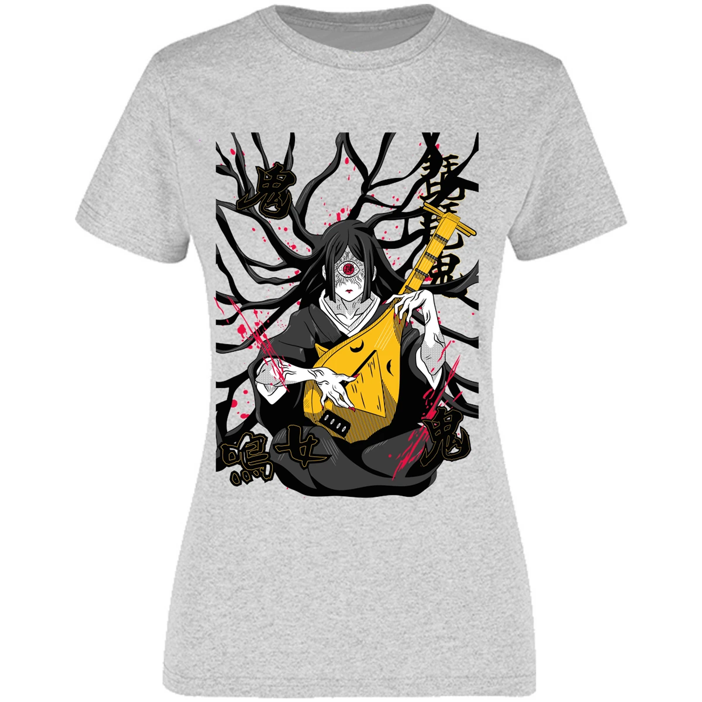 Blusa Demon Slayer Luna Superior Nakime Blusa para Mujer 10