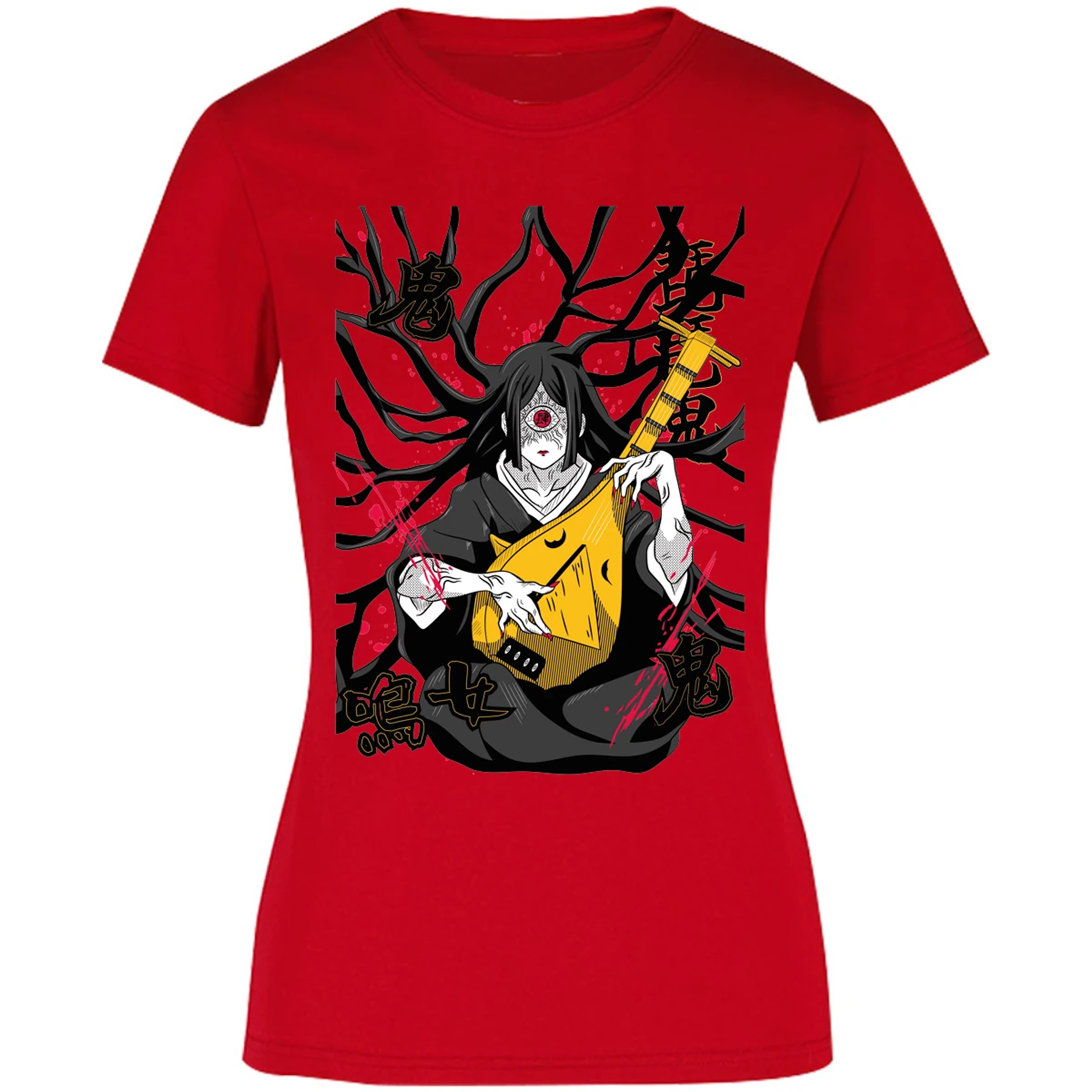 Blusa Demon Slayer Luna Superior Nakime Blusa para Mujer 12