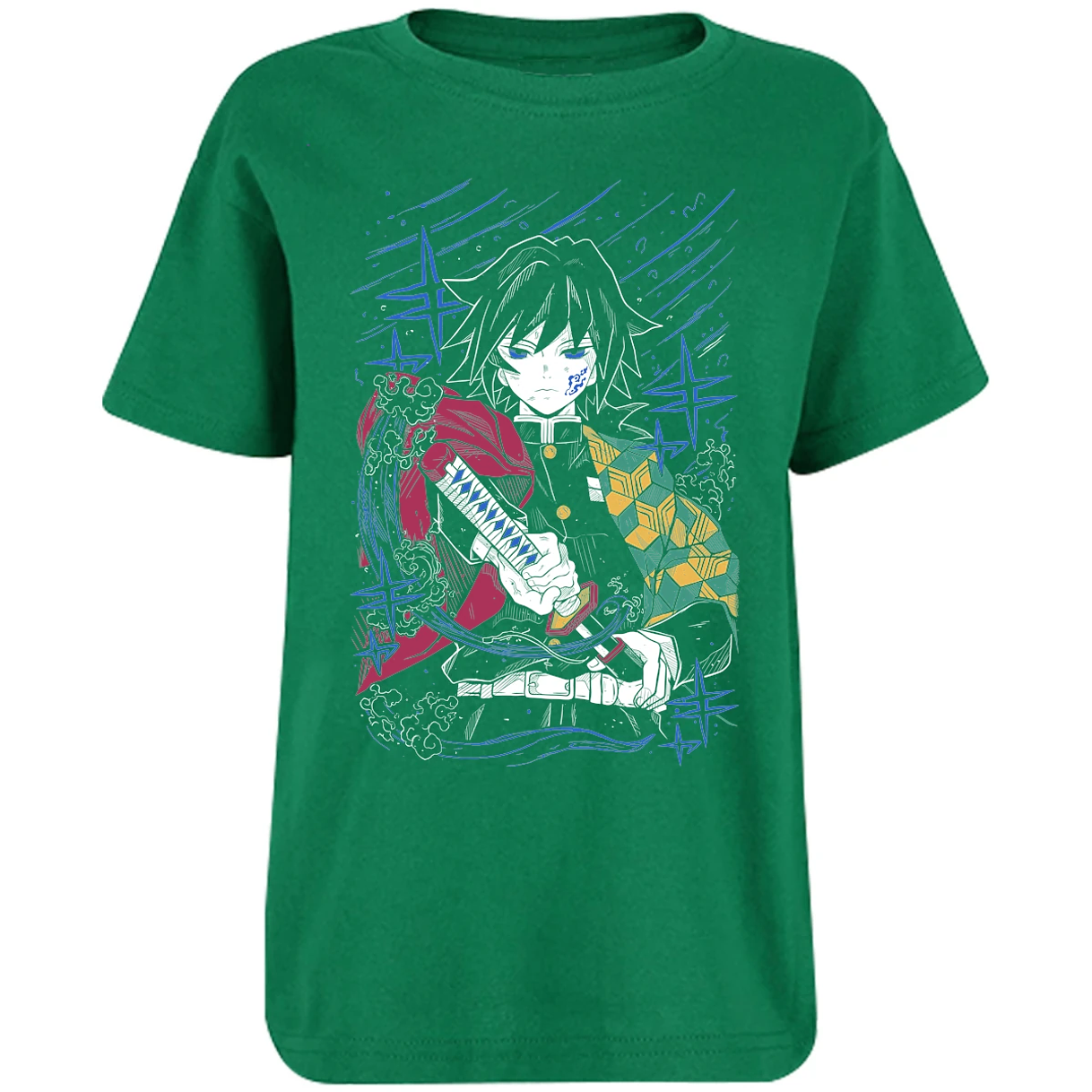 Playera Demon Slayer Tomioka S para Niño 8