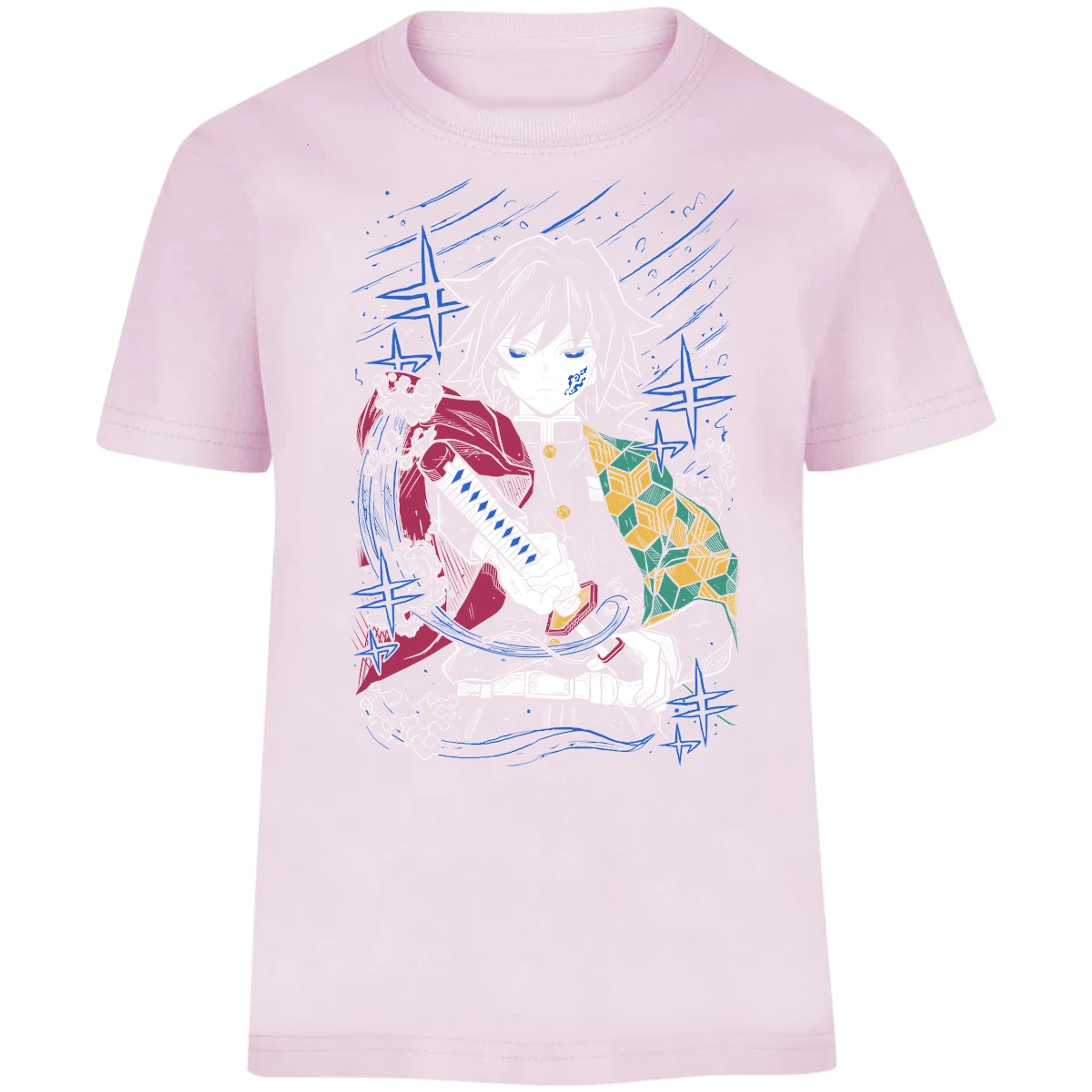 Playera Demon Slayer Tomioka S para Niño 10