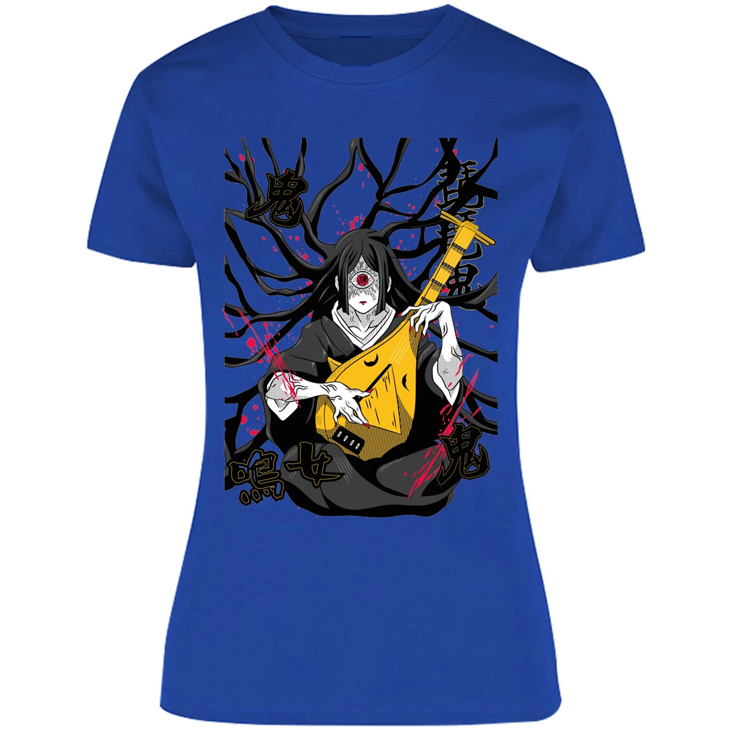 Blusa Demon Slayer Luna Superior Nakime Blusa para Mujer 17