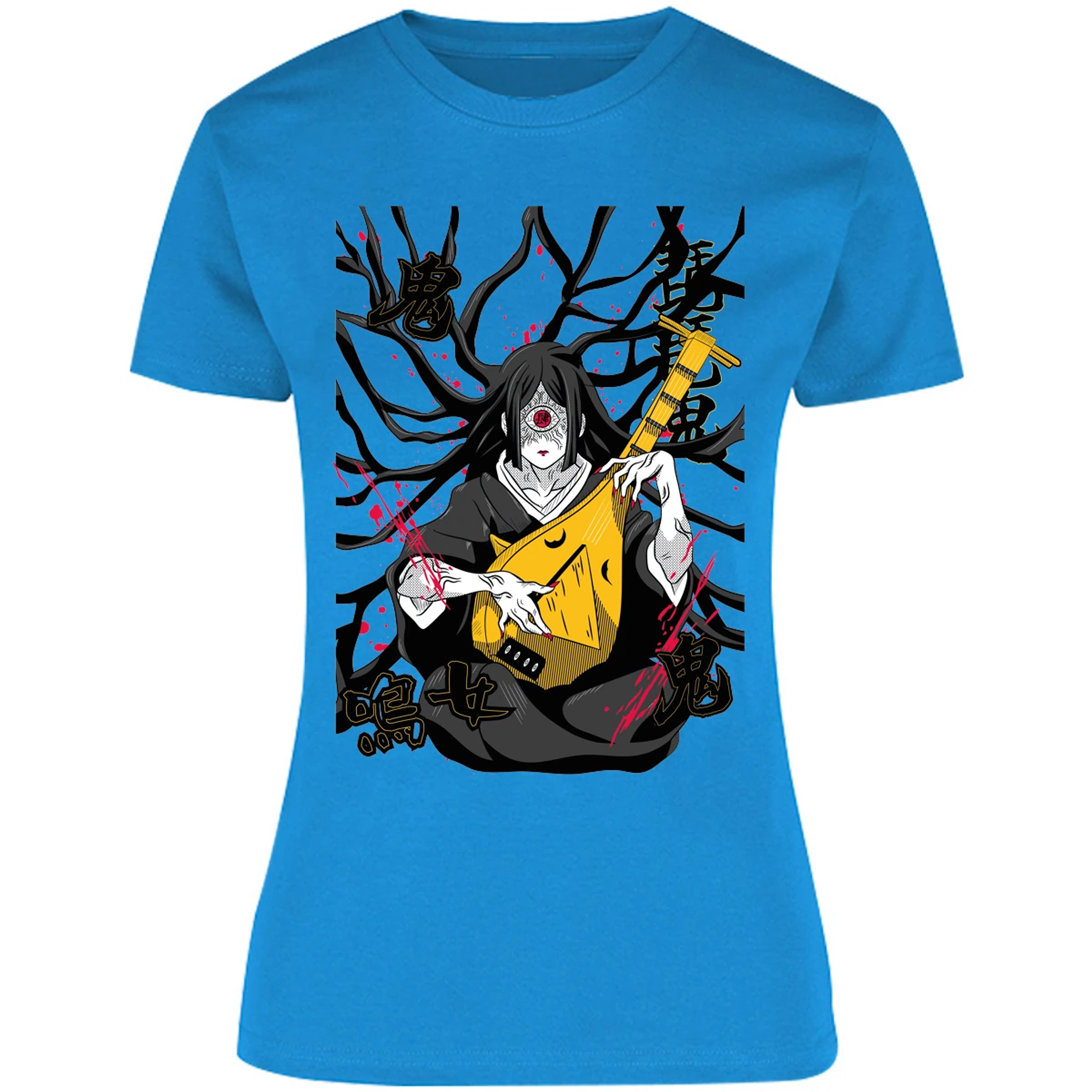 Blusa Demon Slayer Luna Superior Nakime Blusa para Mujer 5