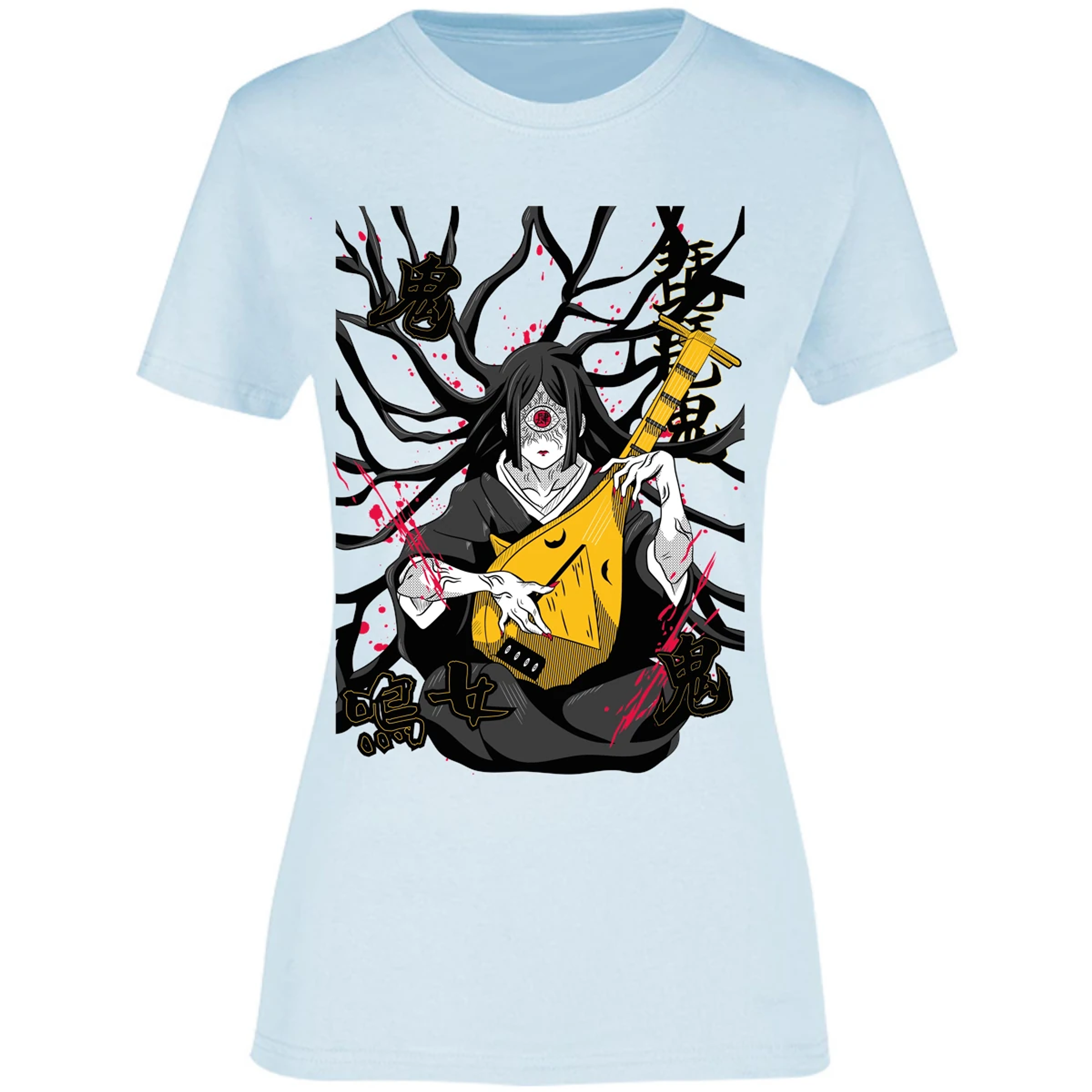 Blusa Demon Slayer Luna Superior Nakime Blusa para Mujer 8