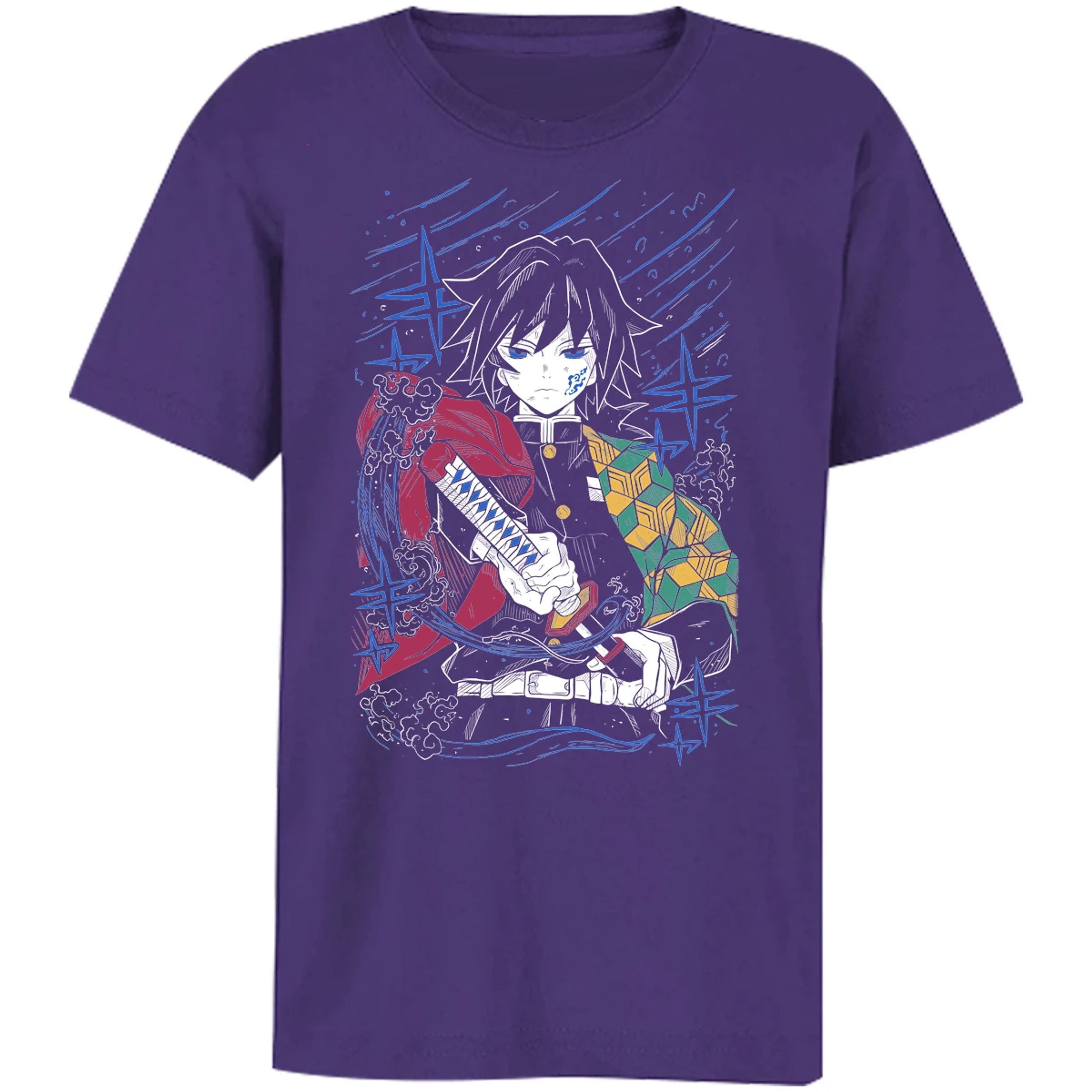 Playera Demon Slayer Tomioka S para Niño 12
