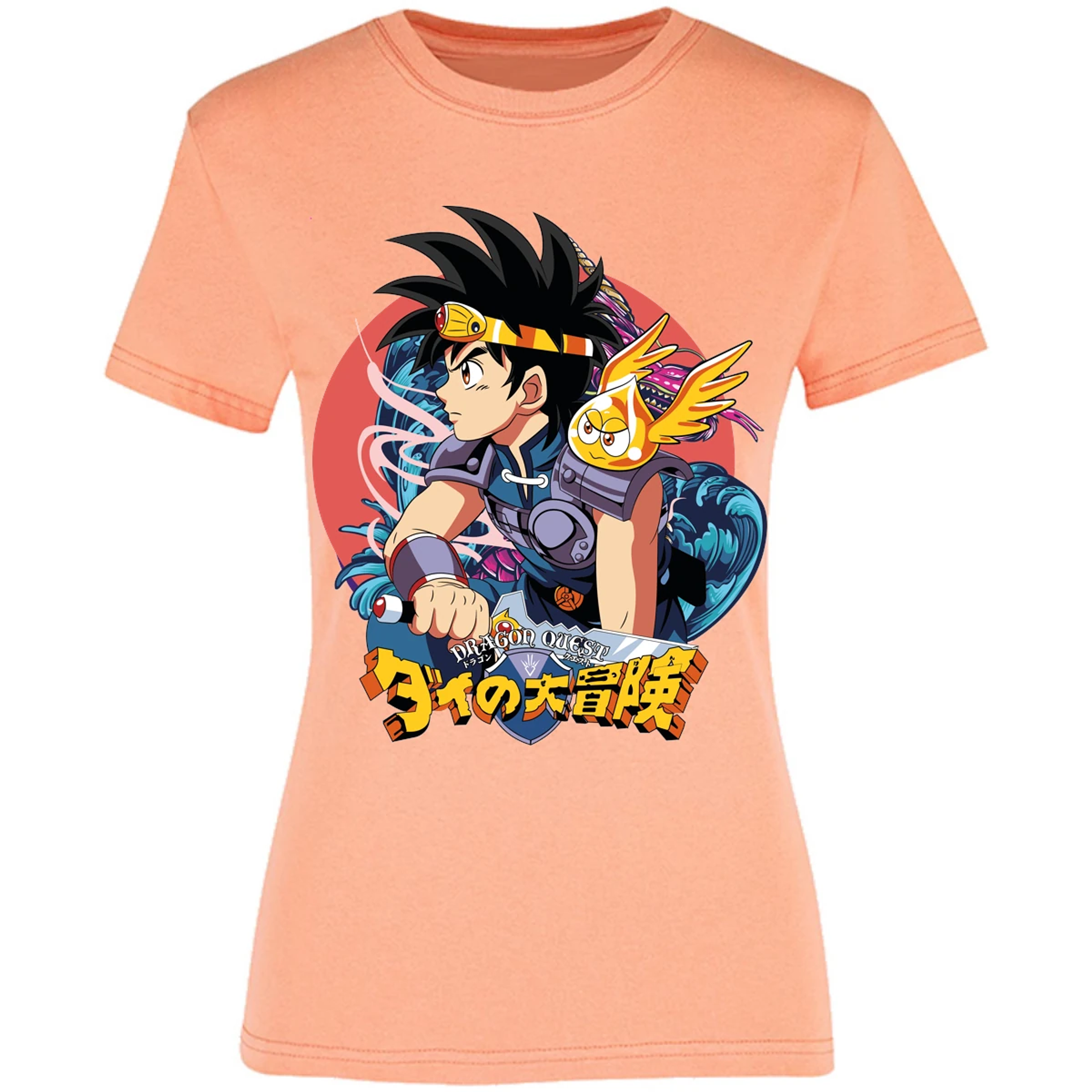 Blusa Dragon Quest Dai Anime Blusa para Mujer 14