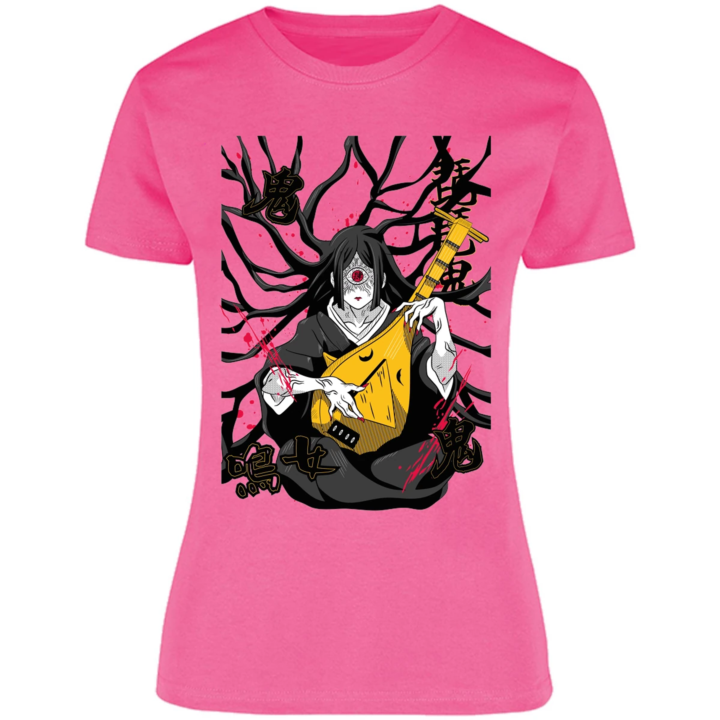 Blusa Demon Slayer Luna Superior Nakime Blusa para Mujer 9