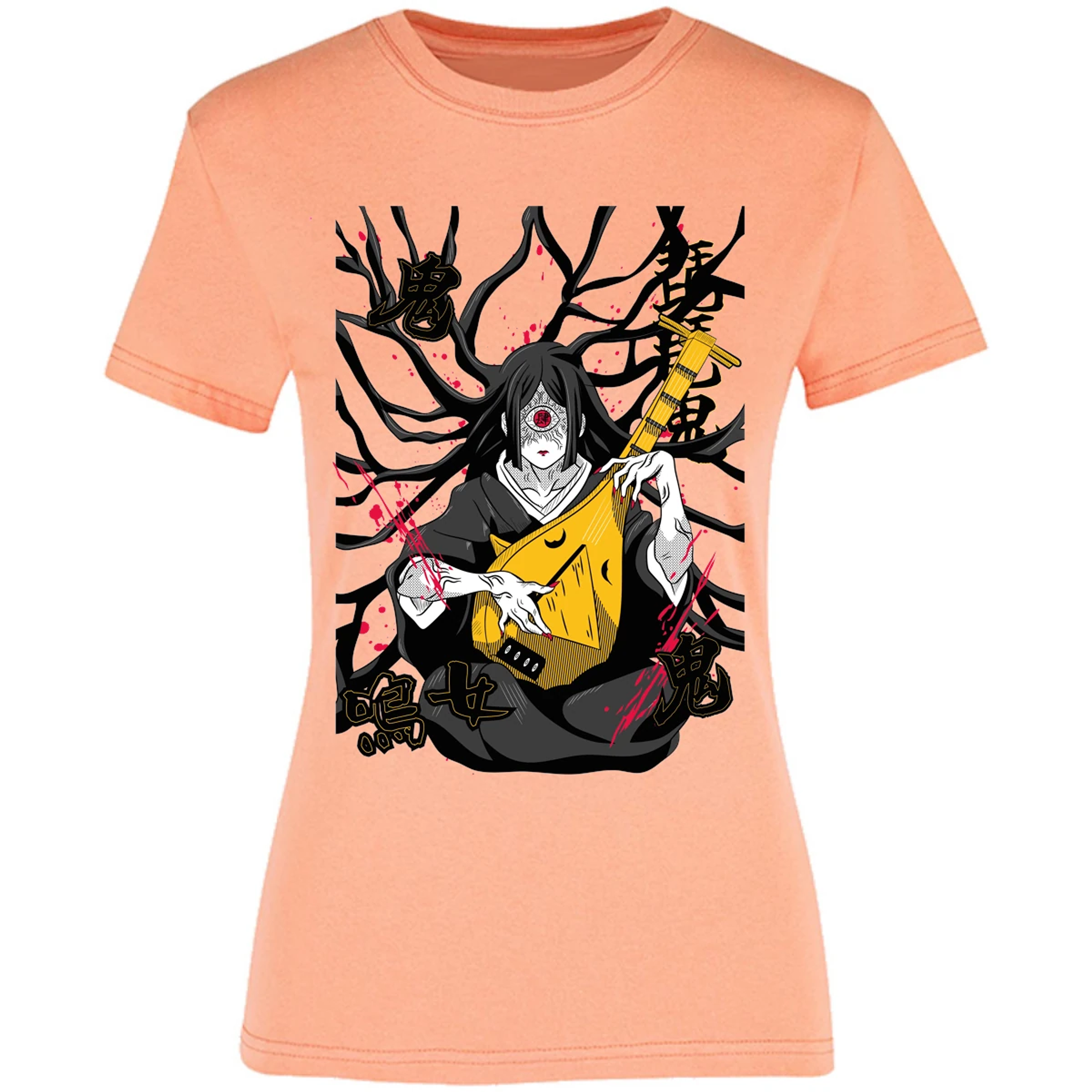 Blusa Demon Slayer Luna Superior Nakime Blusa para Mujer 16