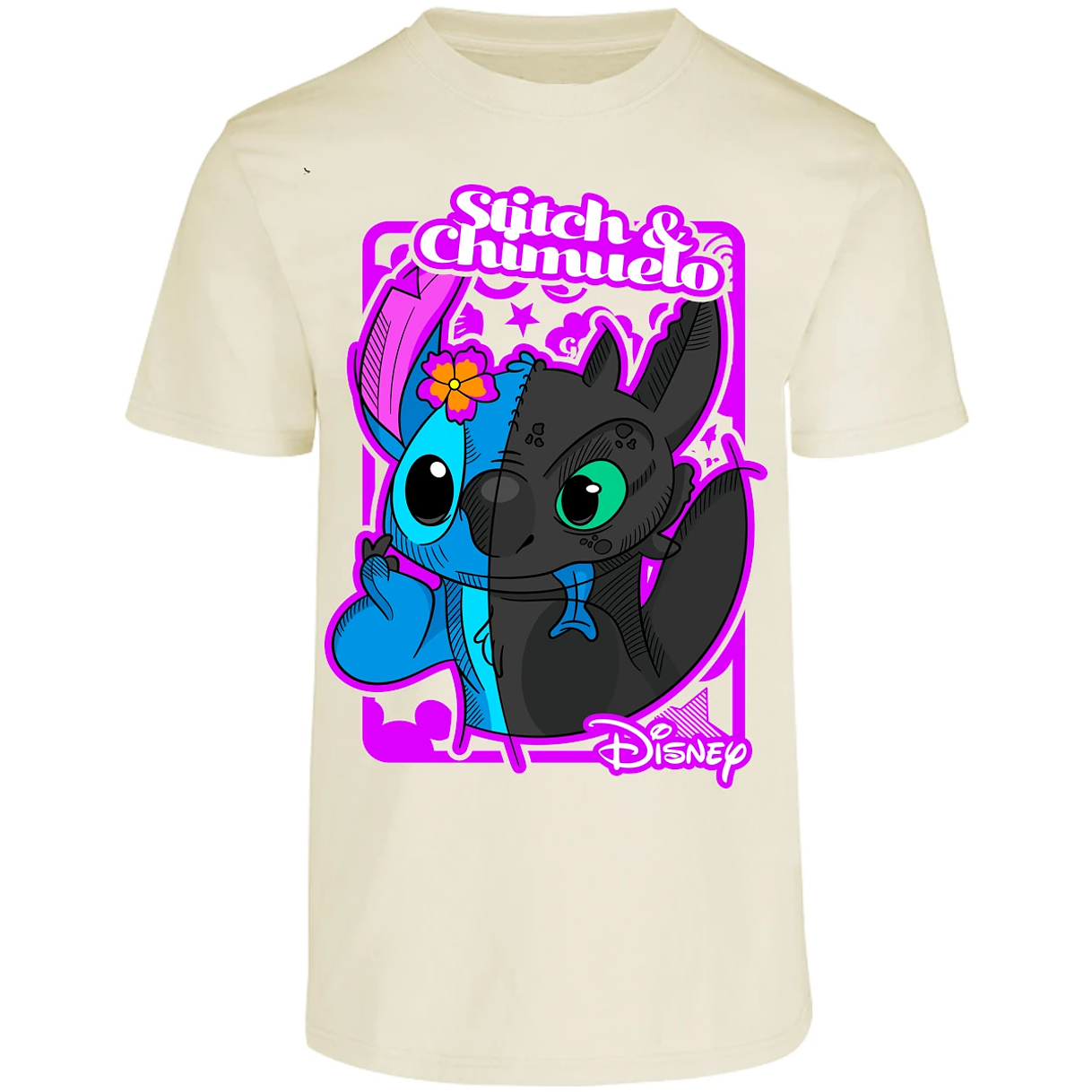 Playera Como Entrenar Dragon Stitch Y Chimuelo para Adulto 20