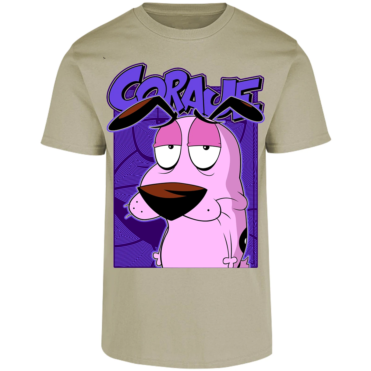 Playera Es De Series Y Peliculas Coraje para Adulto 17