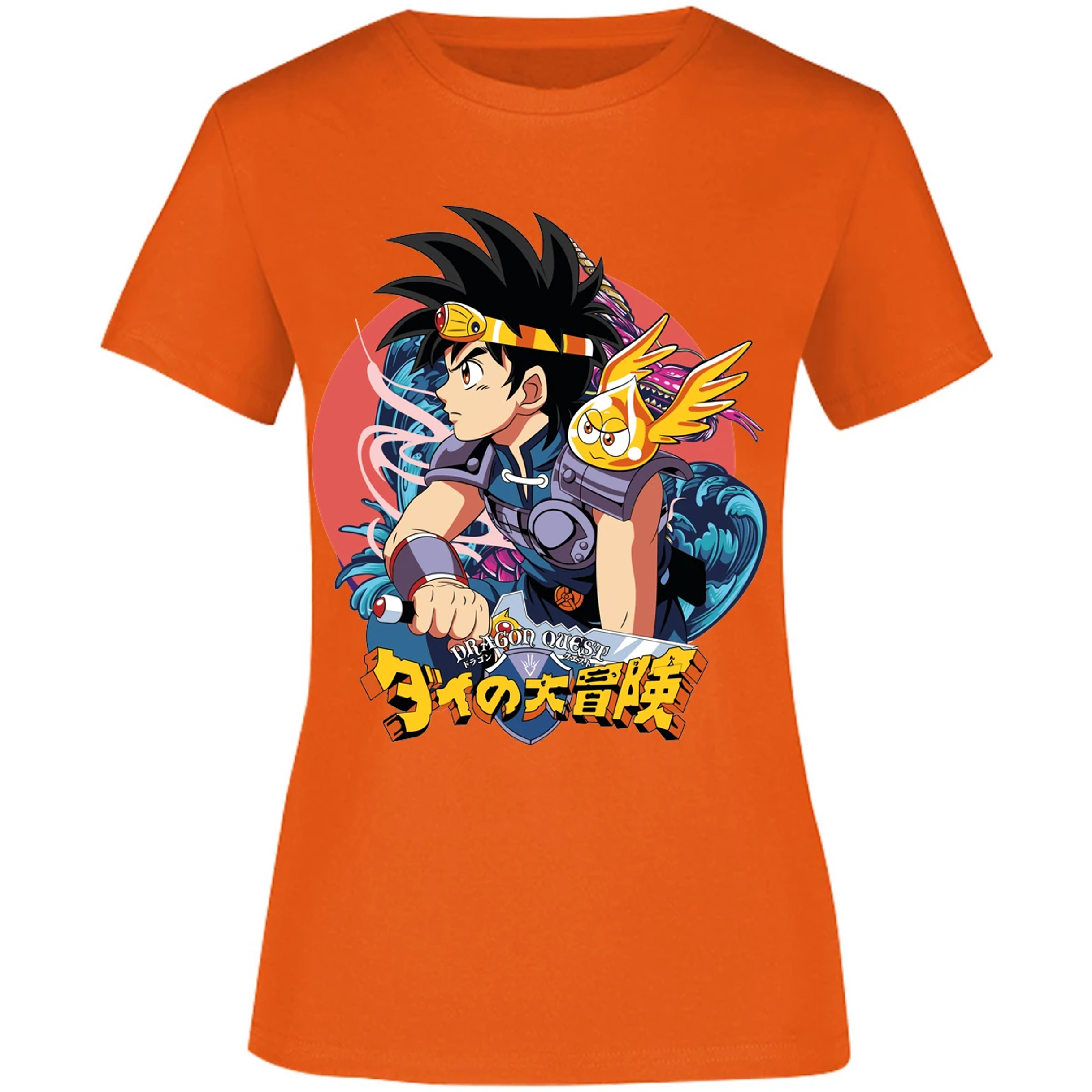 Blusa Dragon Quest Dai Anime Blusa para Mujer 15