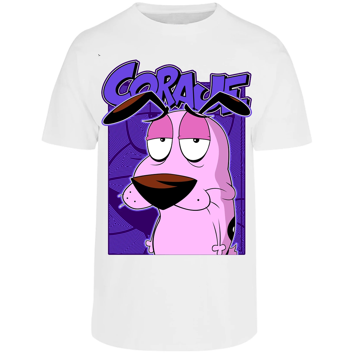 Playera Es De Series Y Peliculas Coraje para Adulto 16