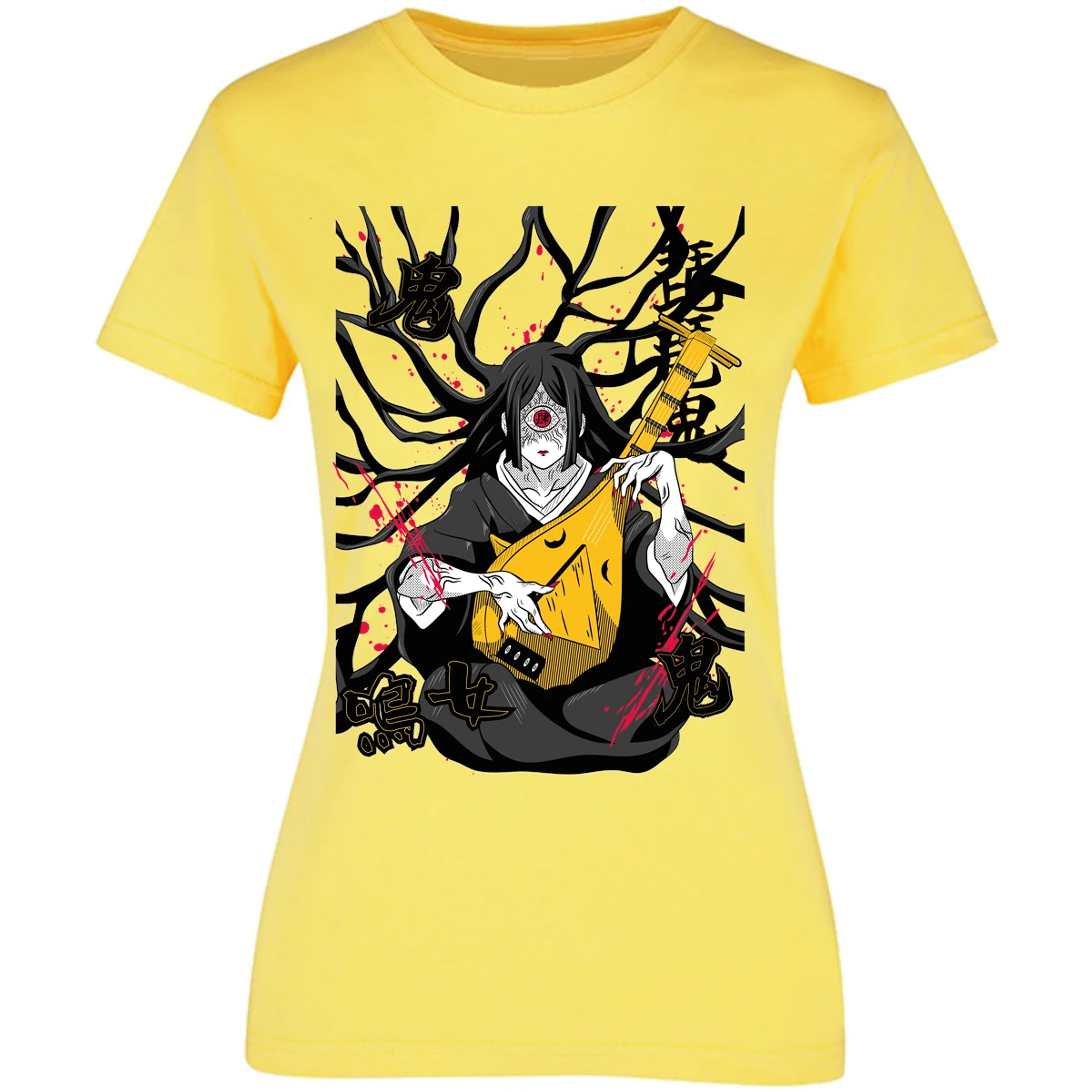 Blusa Demon Slayer Luna Superior Nakime Blusa para Mujer 11