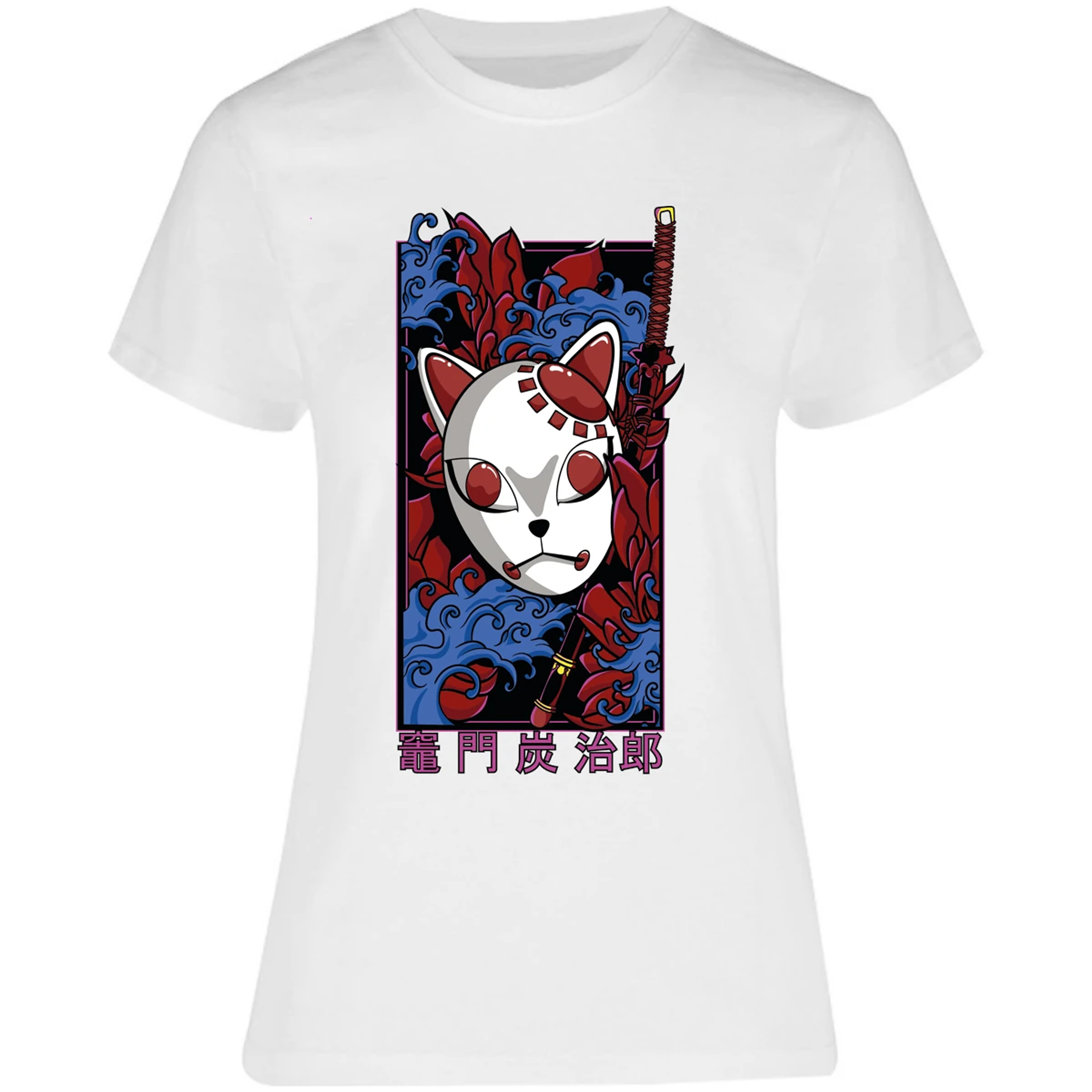 Blusa Demon Slayer Mascaras Kimetsu No Yaiba Blusa para Mujer 9