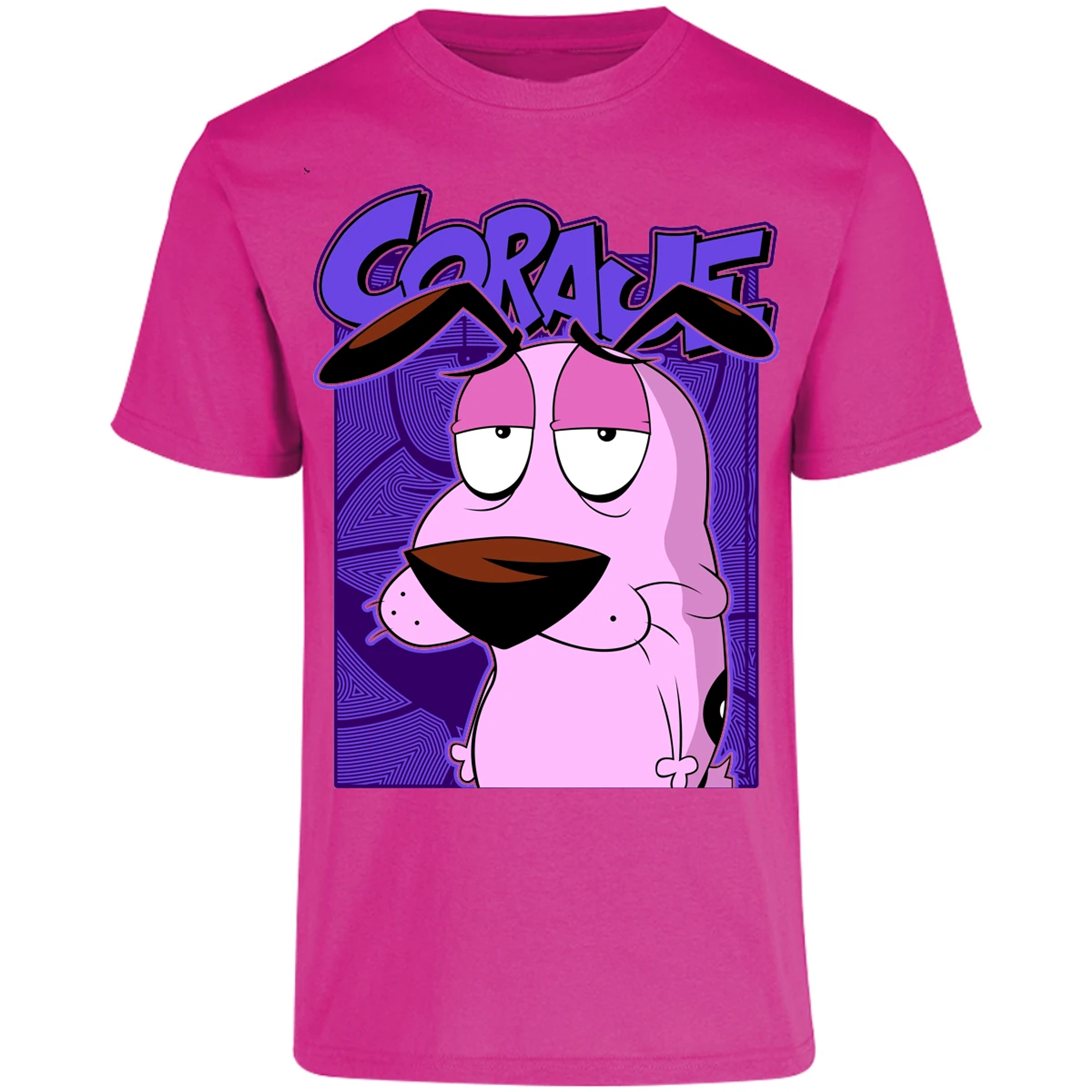 Playera Es De Series Y Peliculas Coraje para Adulto 19