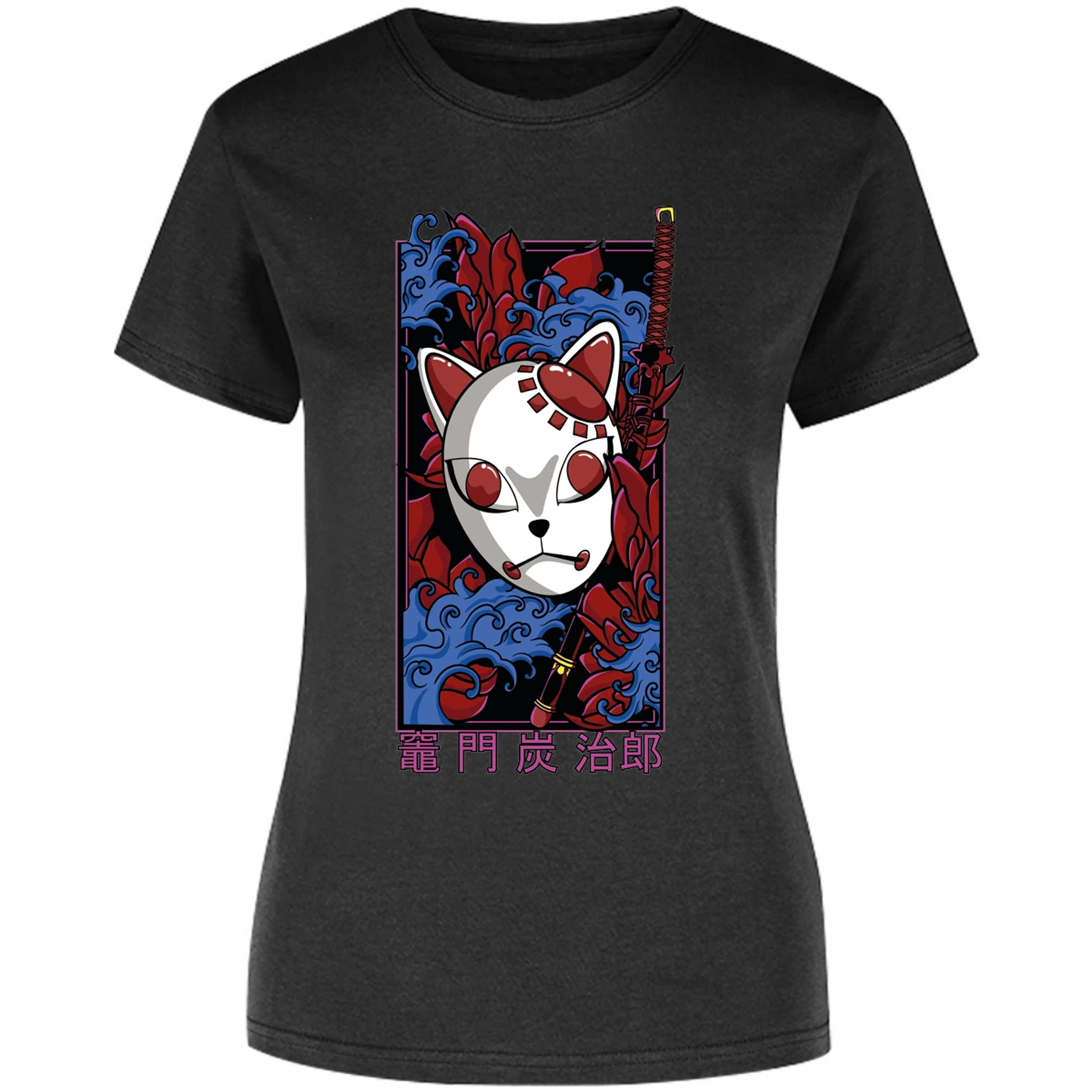 Blusa Demon Slayer Mascaras Kimetsu No Yaiba Blusa para Mujer 2