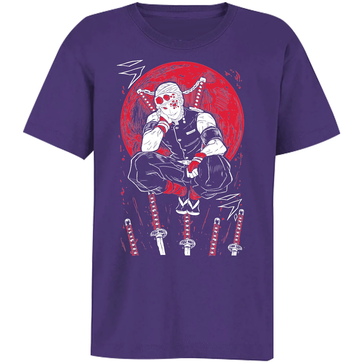 Playera Demon Slayer Uzui S para Niño 9