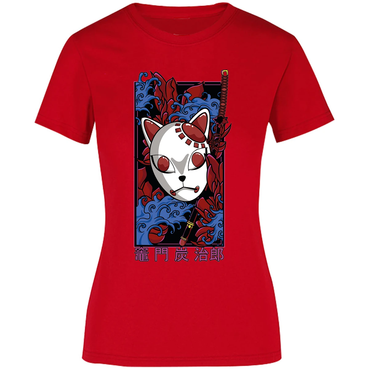 Blusa Demon Slayer Mascaras Kimetsu No Yaiba Blusa para Mujer 8