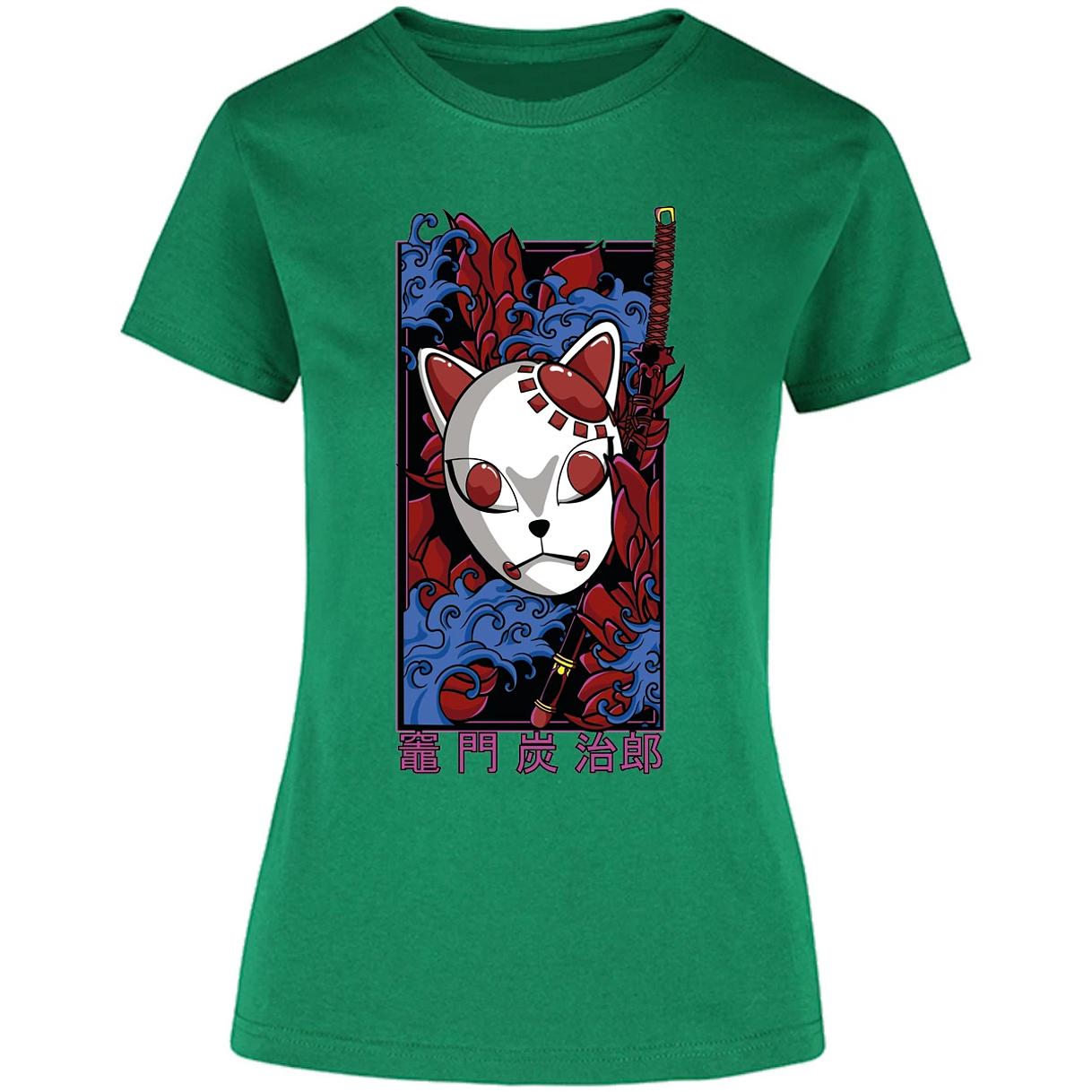 Blusa Demon Slayer Mascaras Kimetsu No Yaiba Blusa para Mujer 7