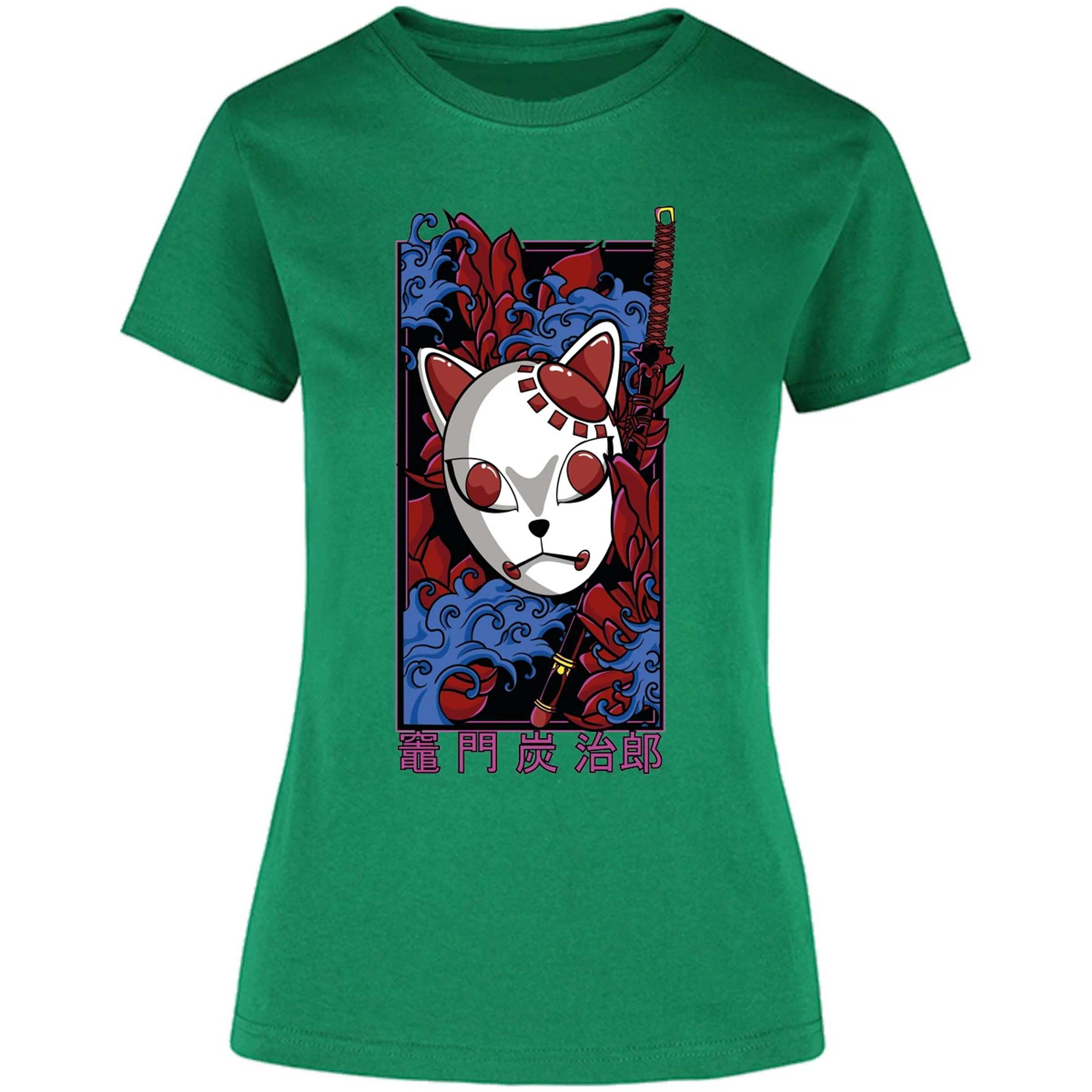 Blusa Demon Slayer Mascaras Kimetsu No Yaiba Blusa para Mujer 7