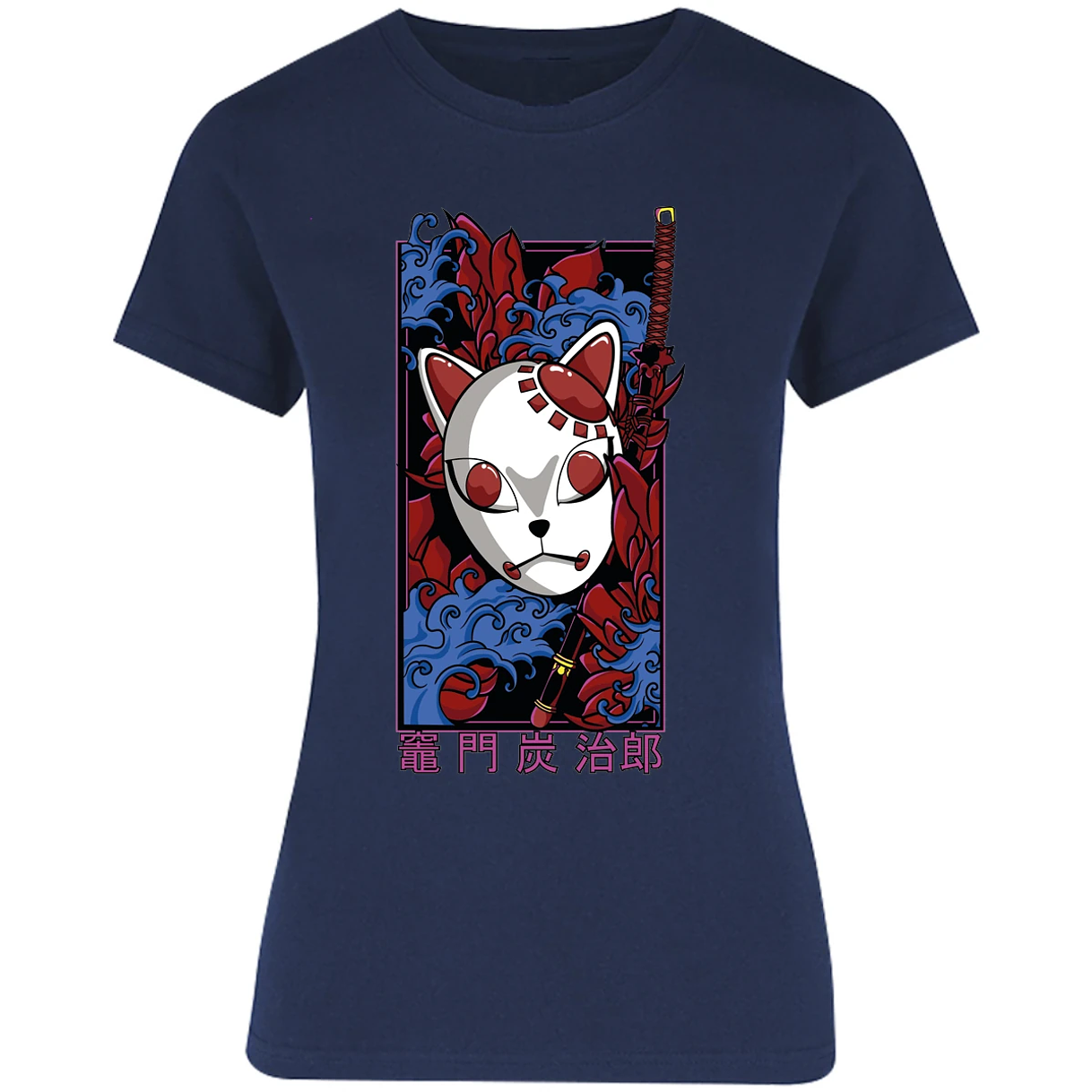 Blusa Demon Slayer Mascaras Kimetsu No Yaiba Blusa para Mujer 15