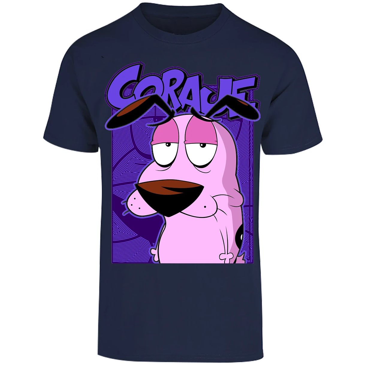 Playera Es De Series Y Peliculas Coraje para Adulto 7