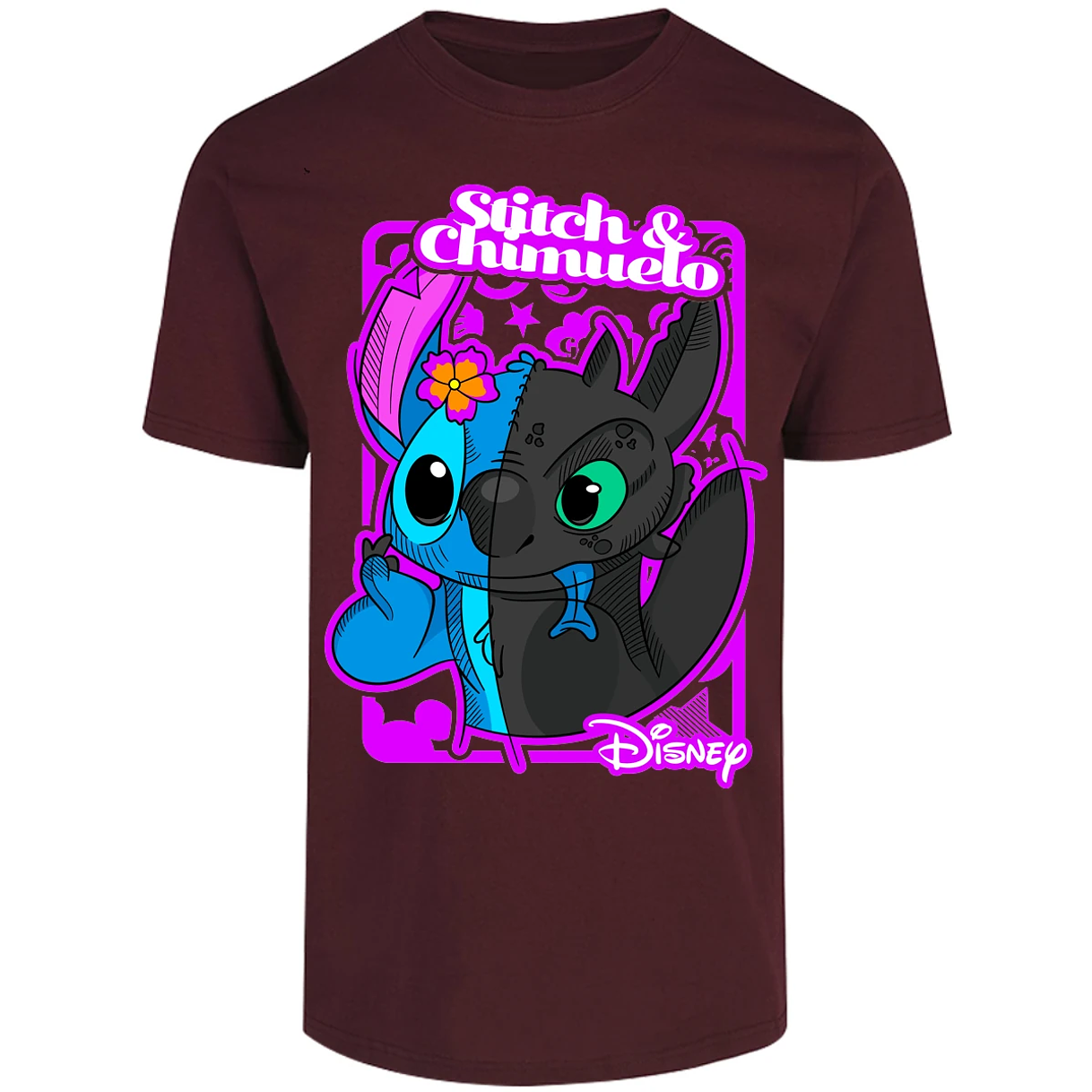 Playera Como Entrenar Dragon Stitch Y Chimuelo para Adulto 15