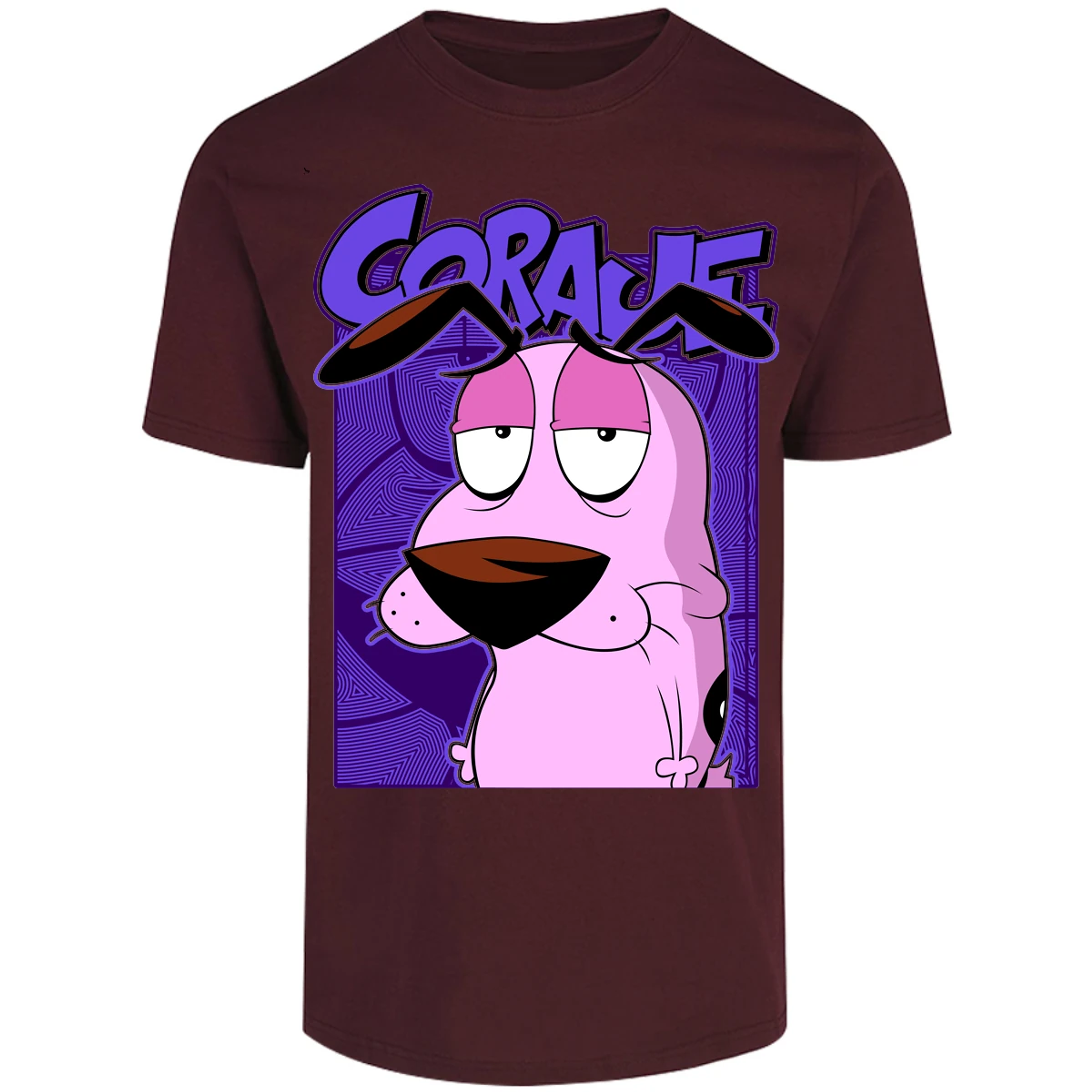 Playera Es De Series Y Peliculas Coraje para Adulto 26