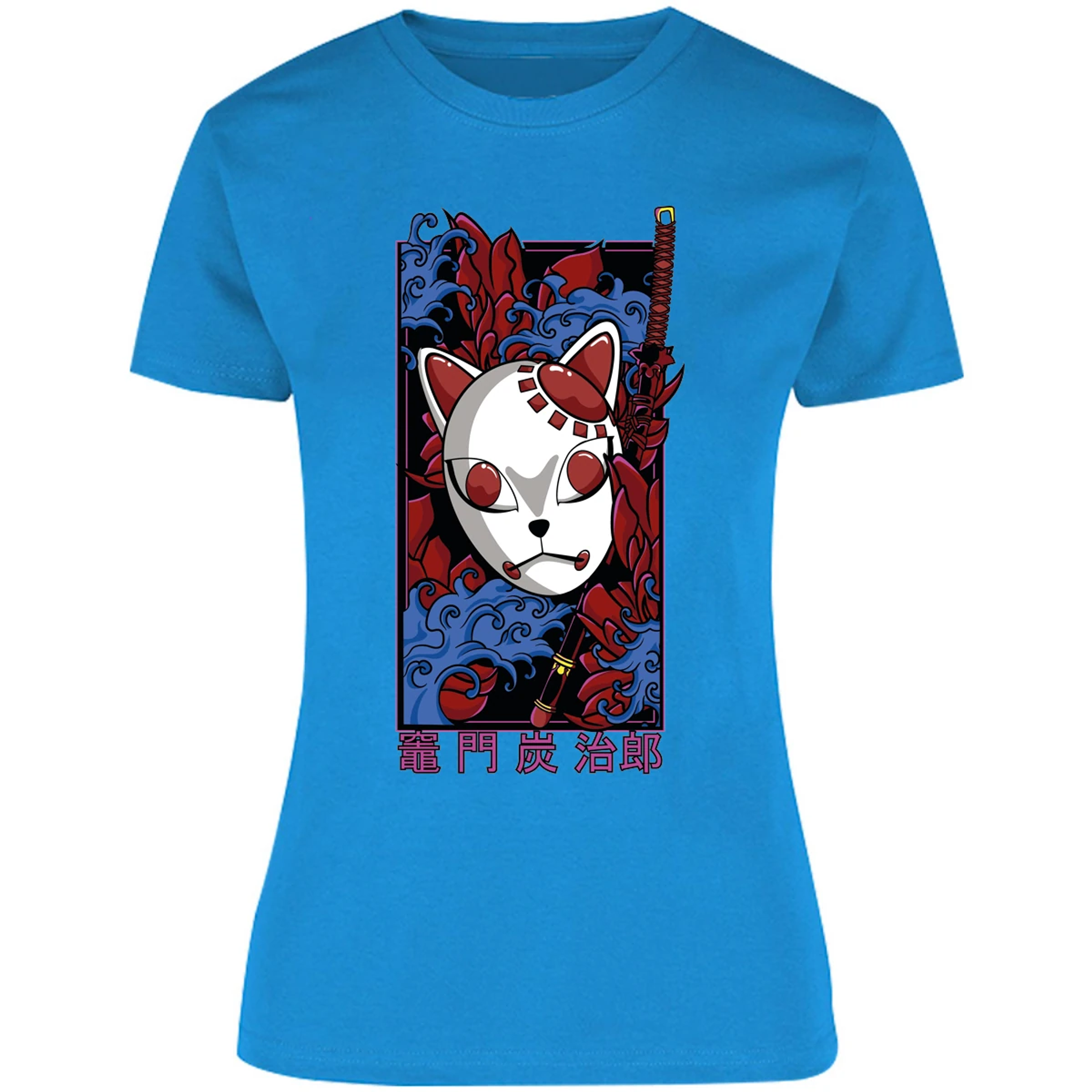 Blusa Demon Slayer Mascaras Kimetsu No Yaiba Blusa para Mujer 13